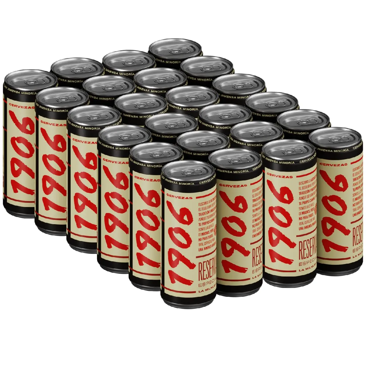 Pack 24 Latas Cerveza 1906 Reserva Especial 33 cl