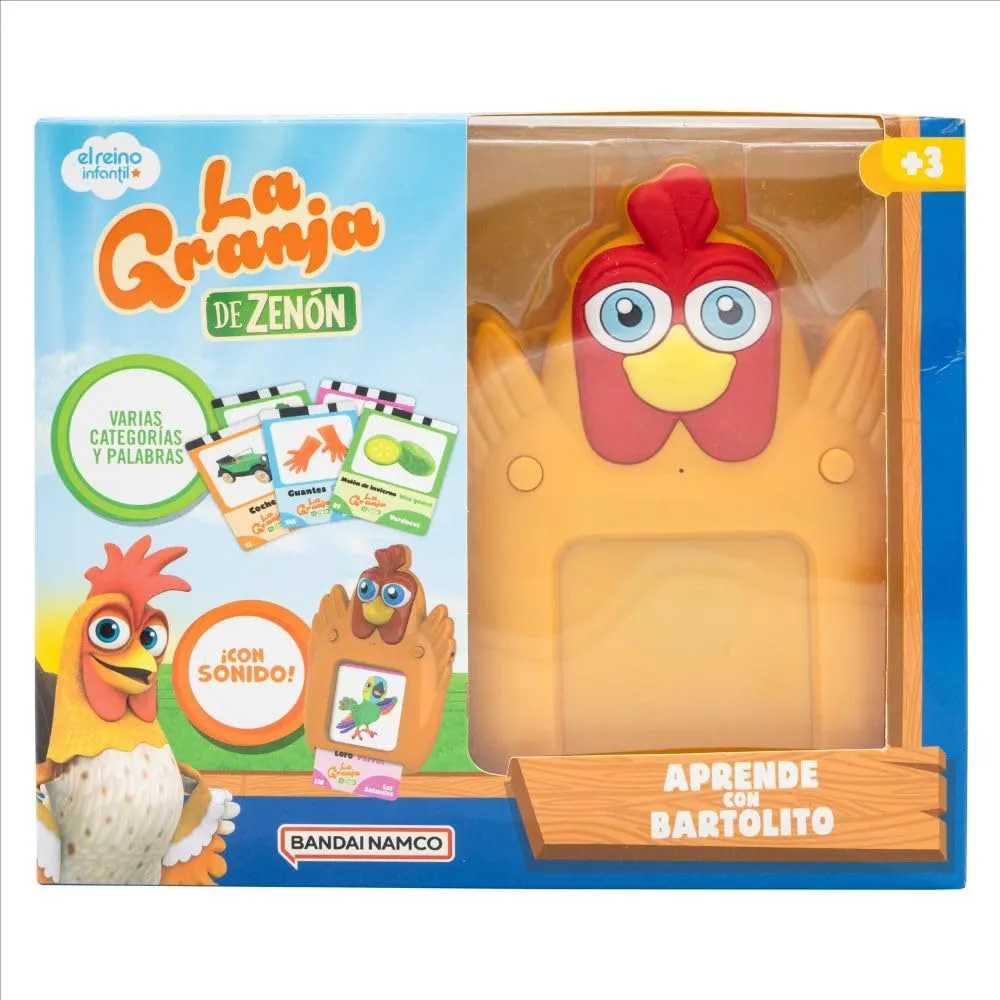Tablet Educativa Bandai Aprende con Bartolito (La Granja de Zenón) - Juguete Infantil Interactivo