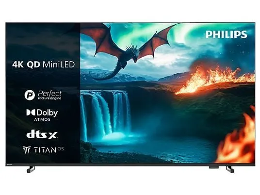 TV Philips 75" QD-Mini LED 4K UHD 75MLED820/12 Smart TV