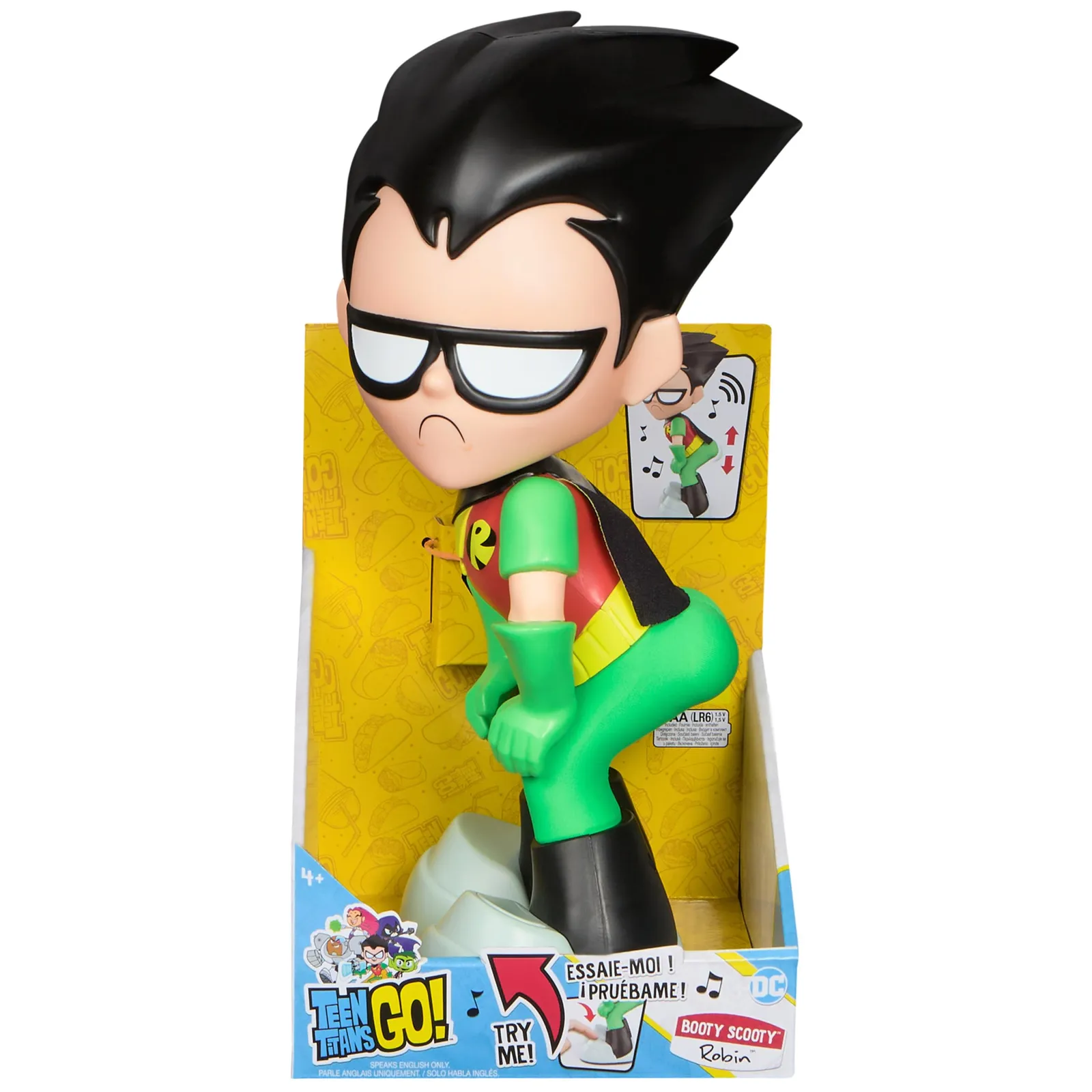 Figura DC Comics Teen Titans GO! Robin Bailarín Interactiva