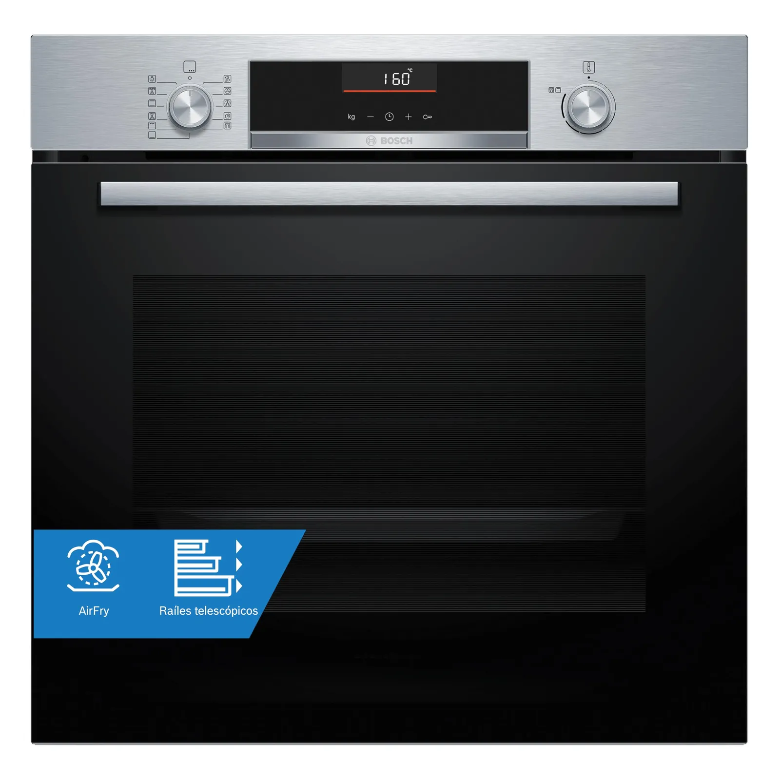 Horno Bosch Serie 6 HBG536ES4 AirFry Recetas Preprogramadas Negro