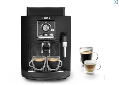 Cafetera Superautomática Krups Intensity EA50K9 Negra con Molinillo Integrado