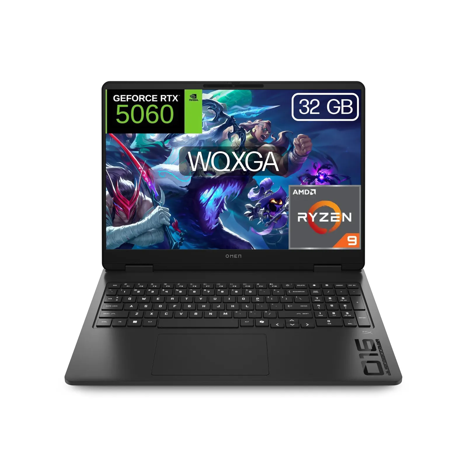 Portátil Gaming HP OMEN 16-ap0039ns 16" 2.5K WQXGA, Ryzen 9, 32GB RAM, RTX 5060, 1TB SSD, FreeDOS