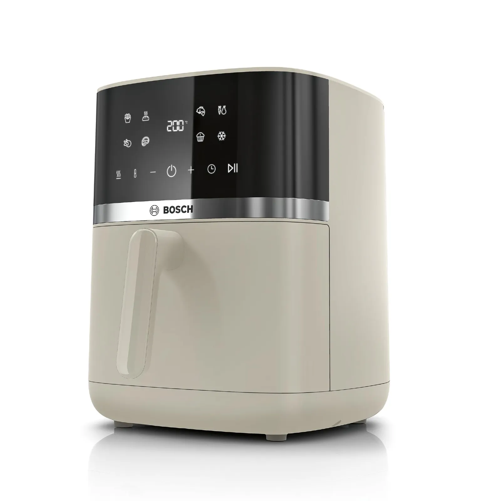 Bosch Serie 4 MAF462C0: Freidora de Aire XXL 6,1L con 7 Programas