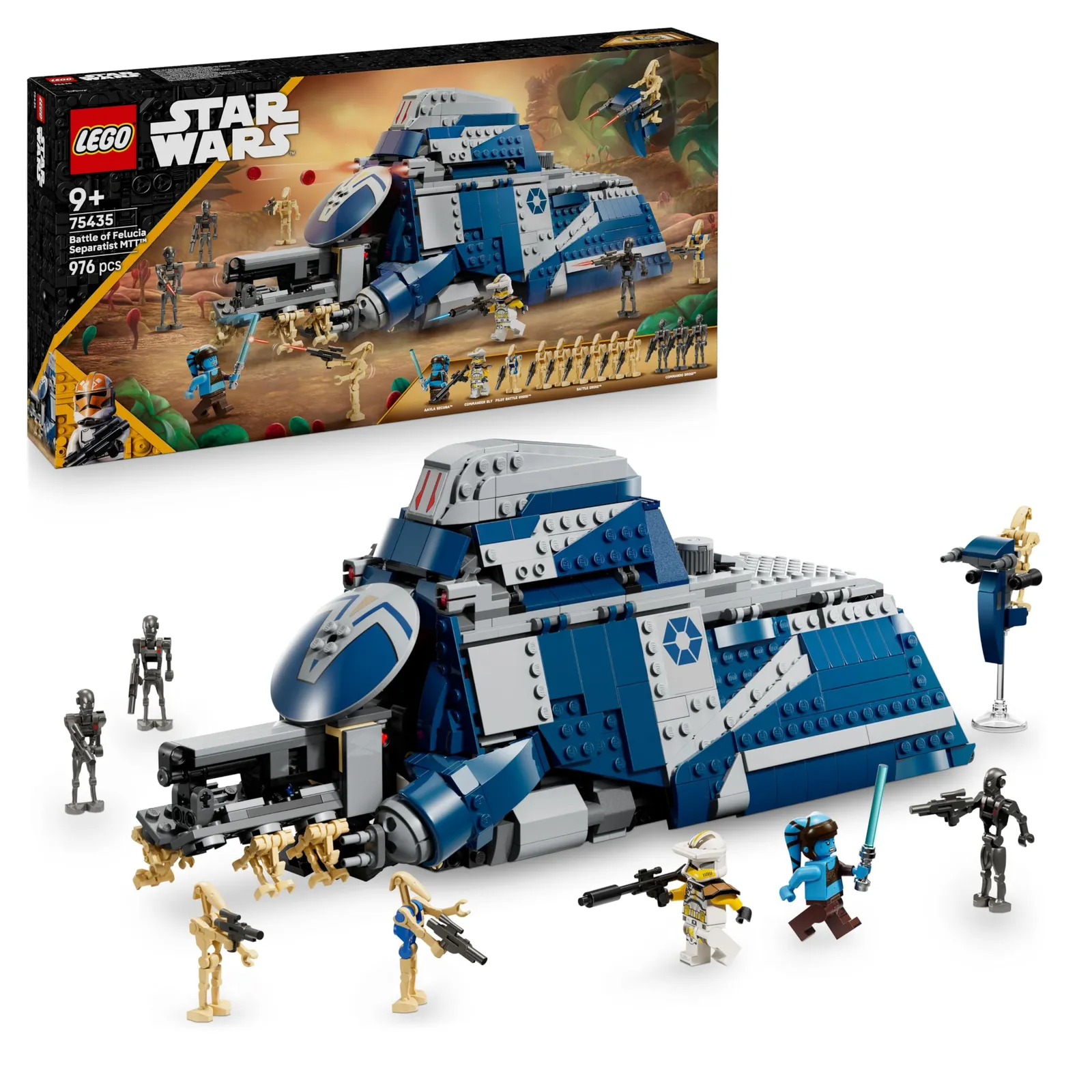 LEGO Star Wars MTT Separatista (75435) - Juguete de construcción con figuras de droides y minifiguras