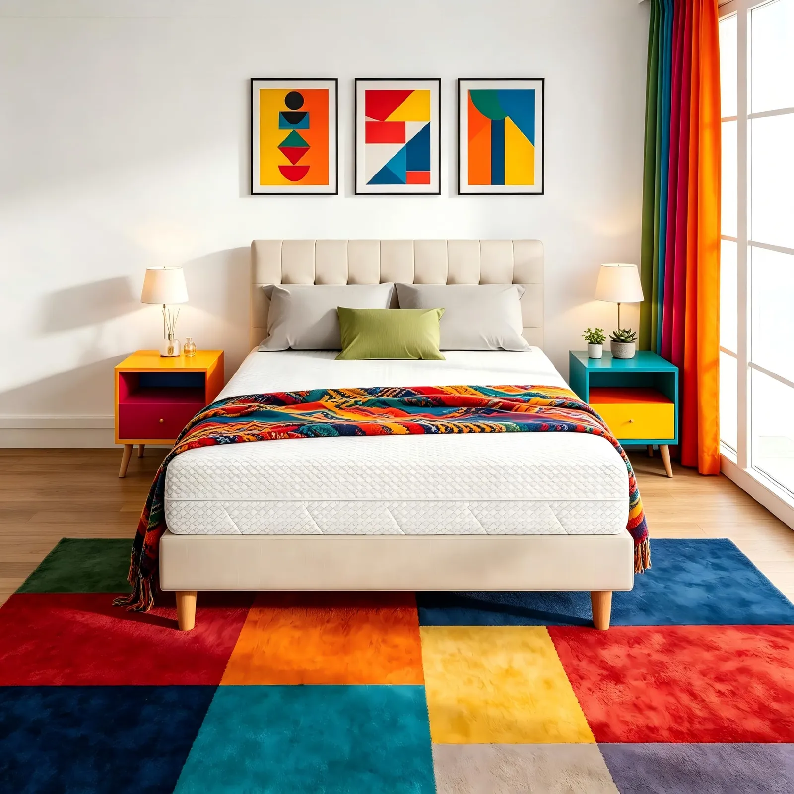 Colchón Muelles Ensacados 90x190 cm, 20 cm Grosor