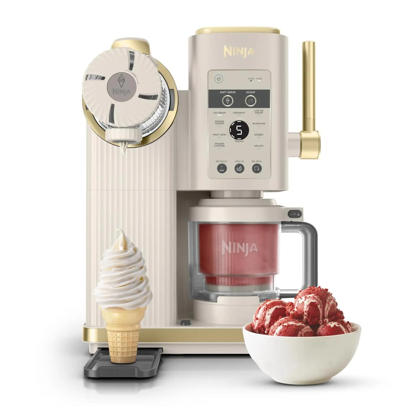Ninja CREAMi NC701EUSTGD: Heladera con 13 funciones y 2 tarrinas