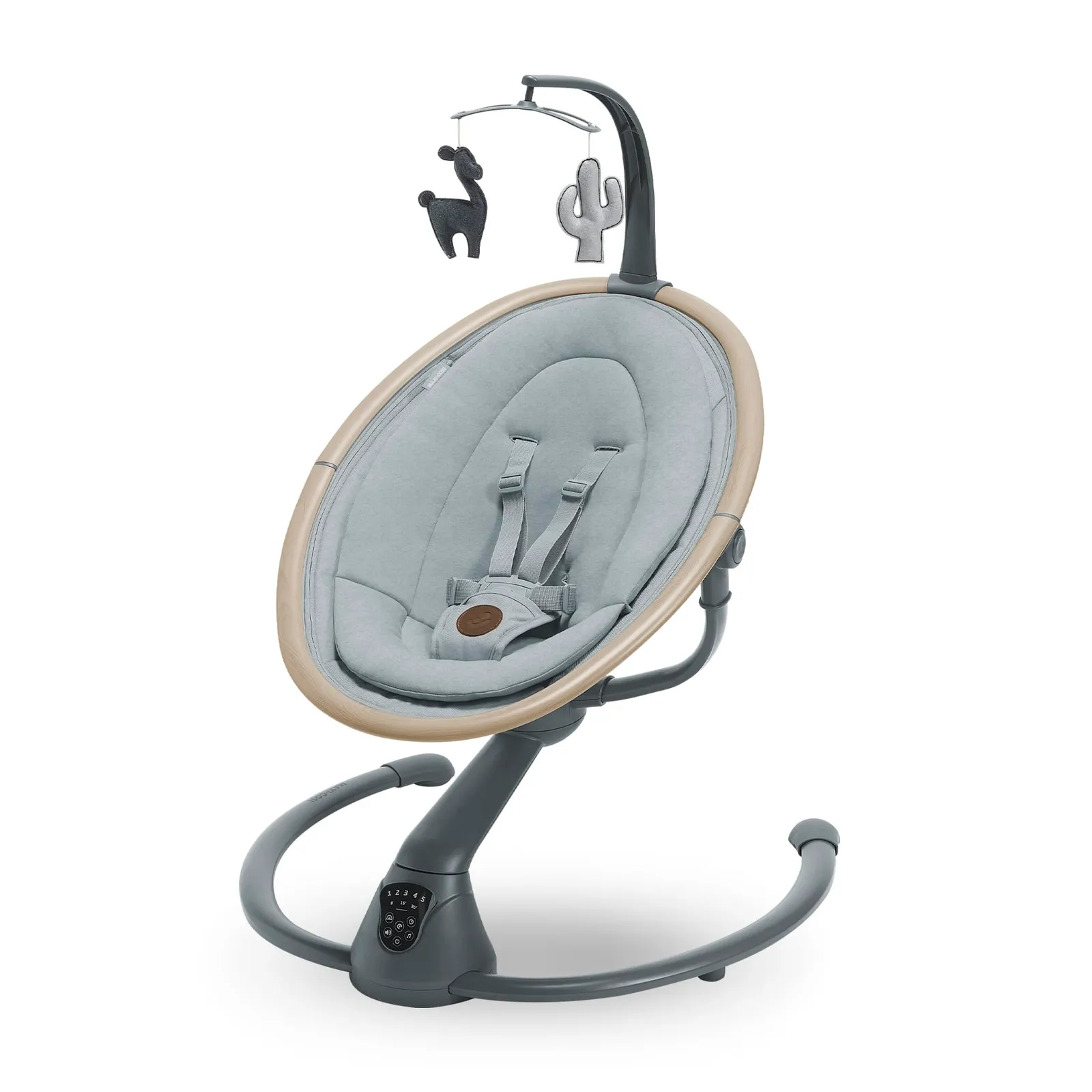 Silla Mecedora Eléctrica Maxi-Cosi Cassia 0-6 Meses, 9 Kg, Rotación 360°, 12 Melodías