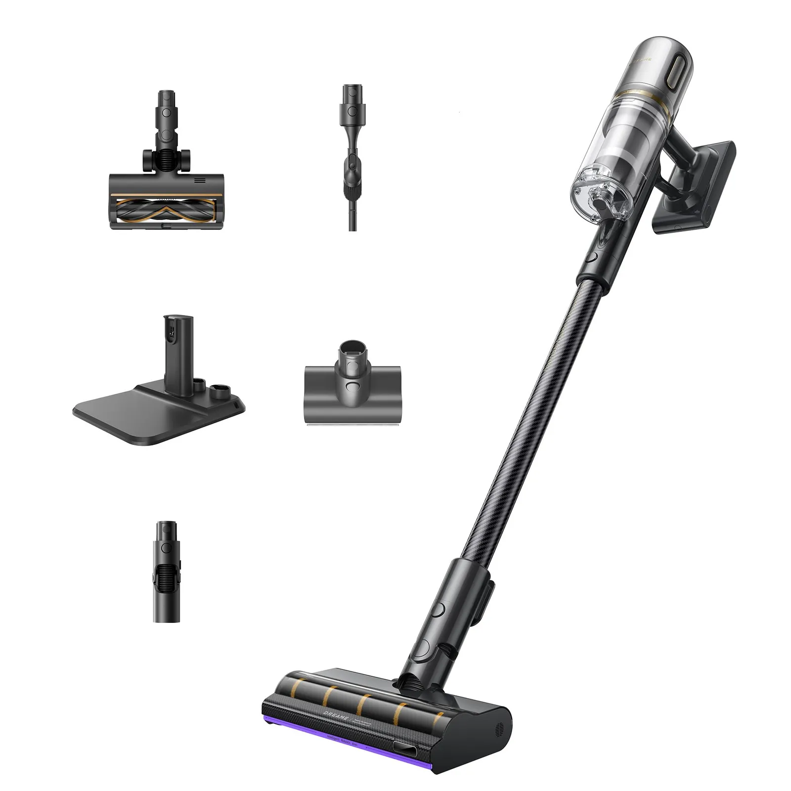 Aspirador Dreame V20 sin cable, 25000 PA, 90 min autonomía