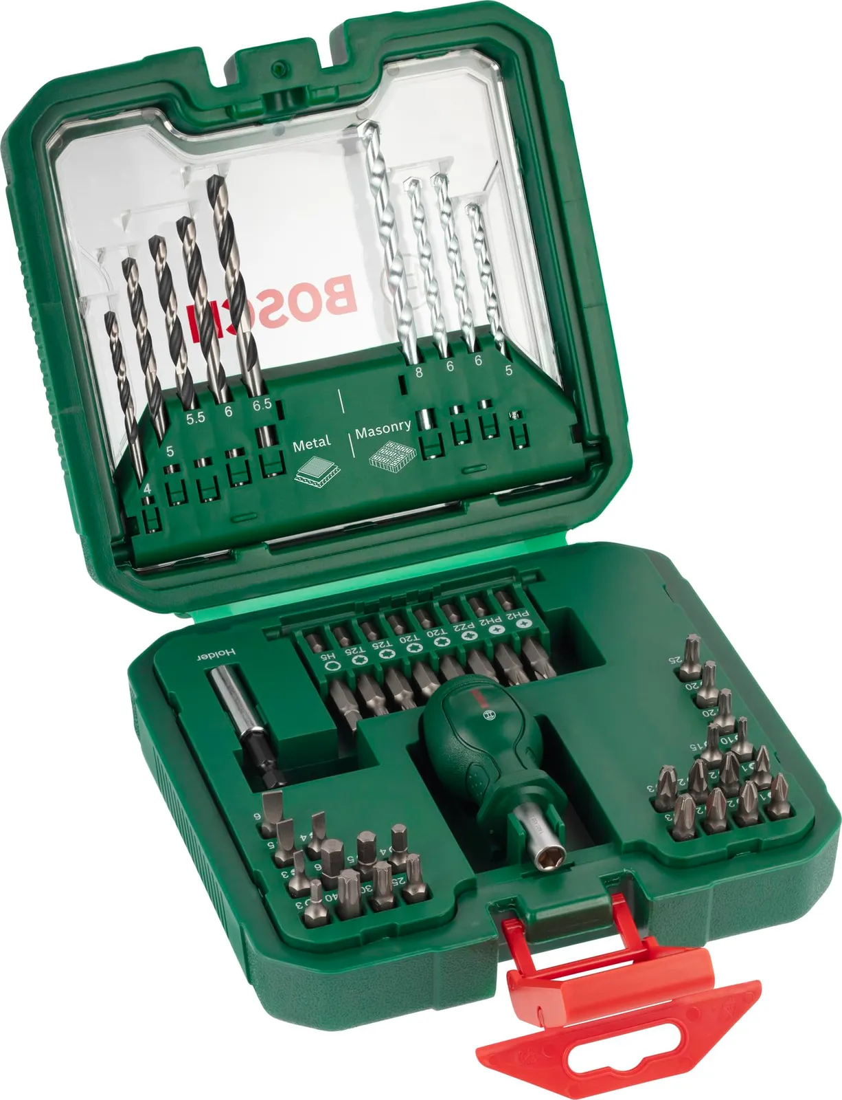 Set Bosch: 42 + 1 brocas y puntas