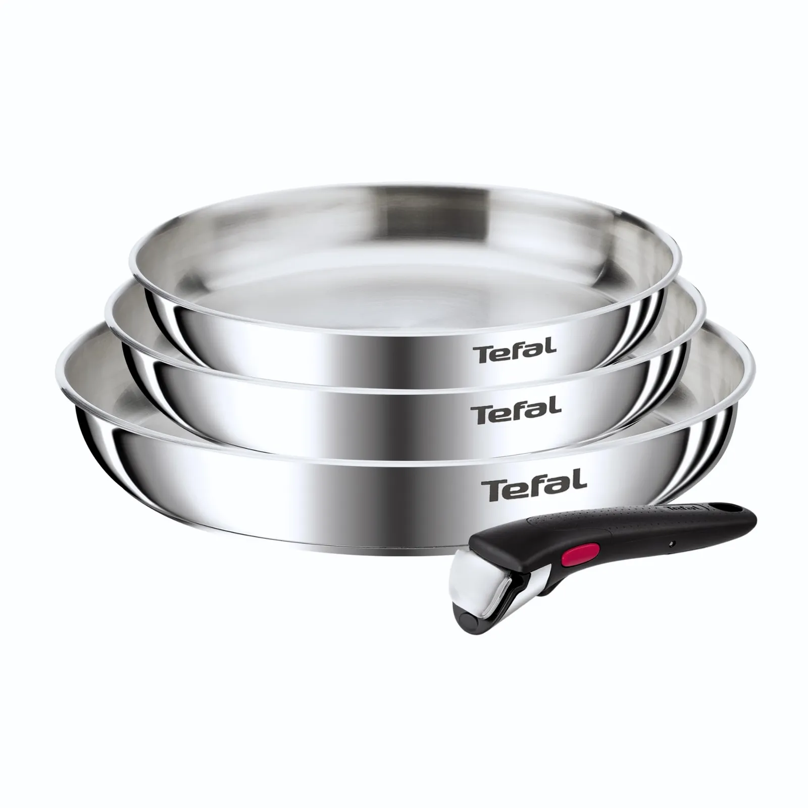 Set 3 Sartenes Tefal Ingenio Emotion con Mango Extraíble