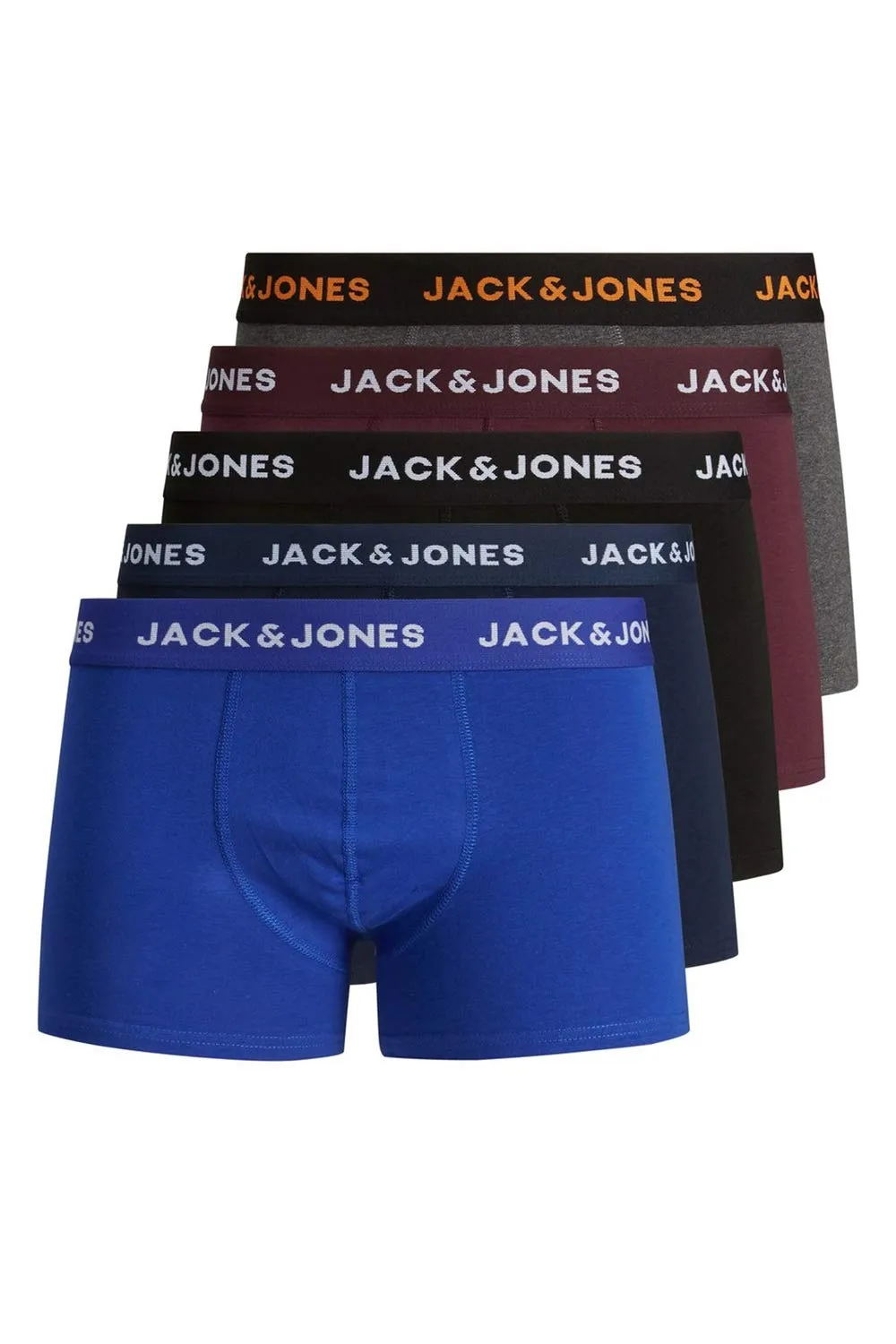 Pack 5 Bóxers Jack & Jones para Hombre
