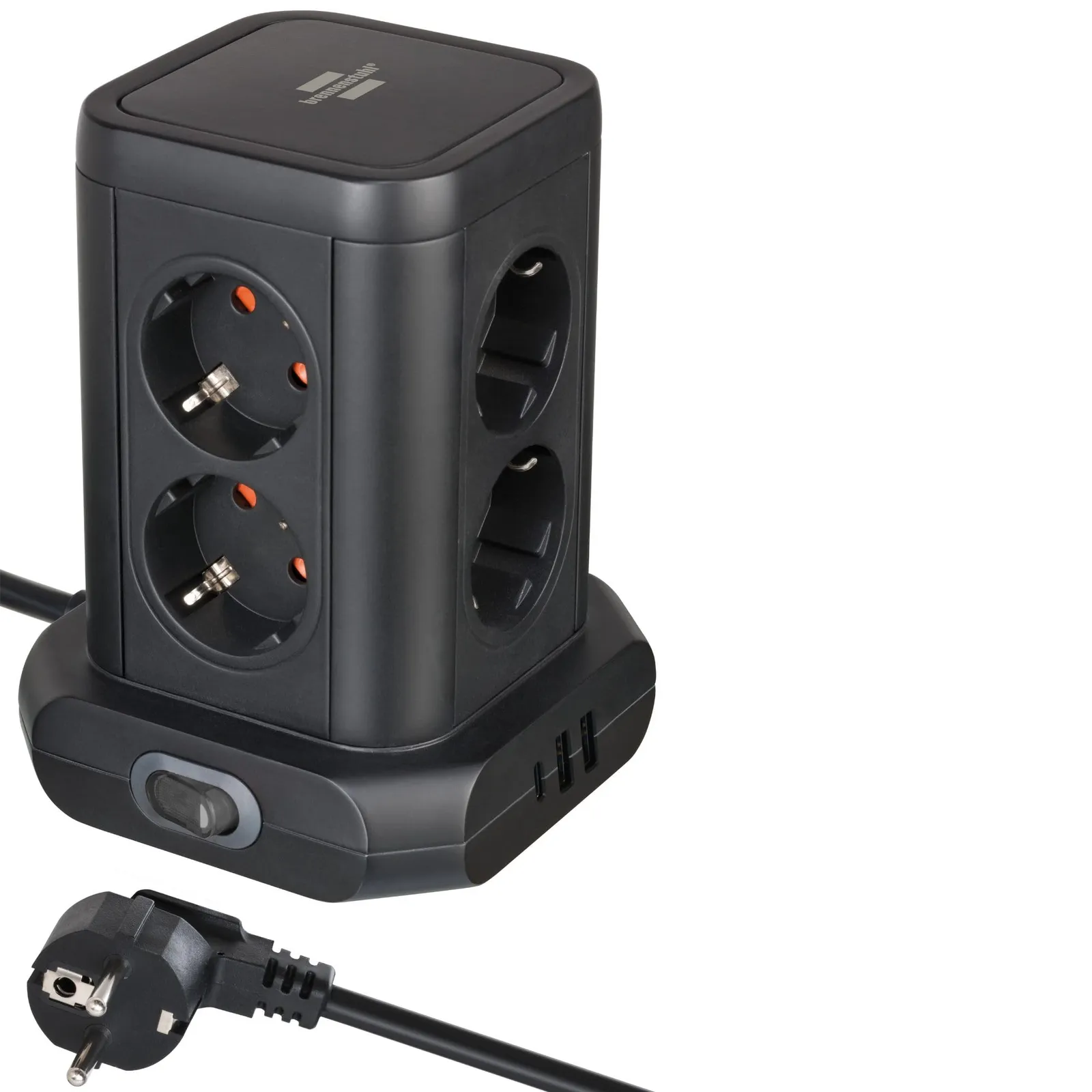 Regleta 8 enchufes + 2 USB