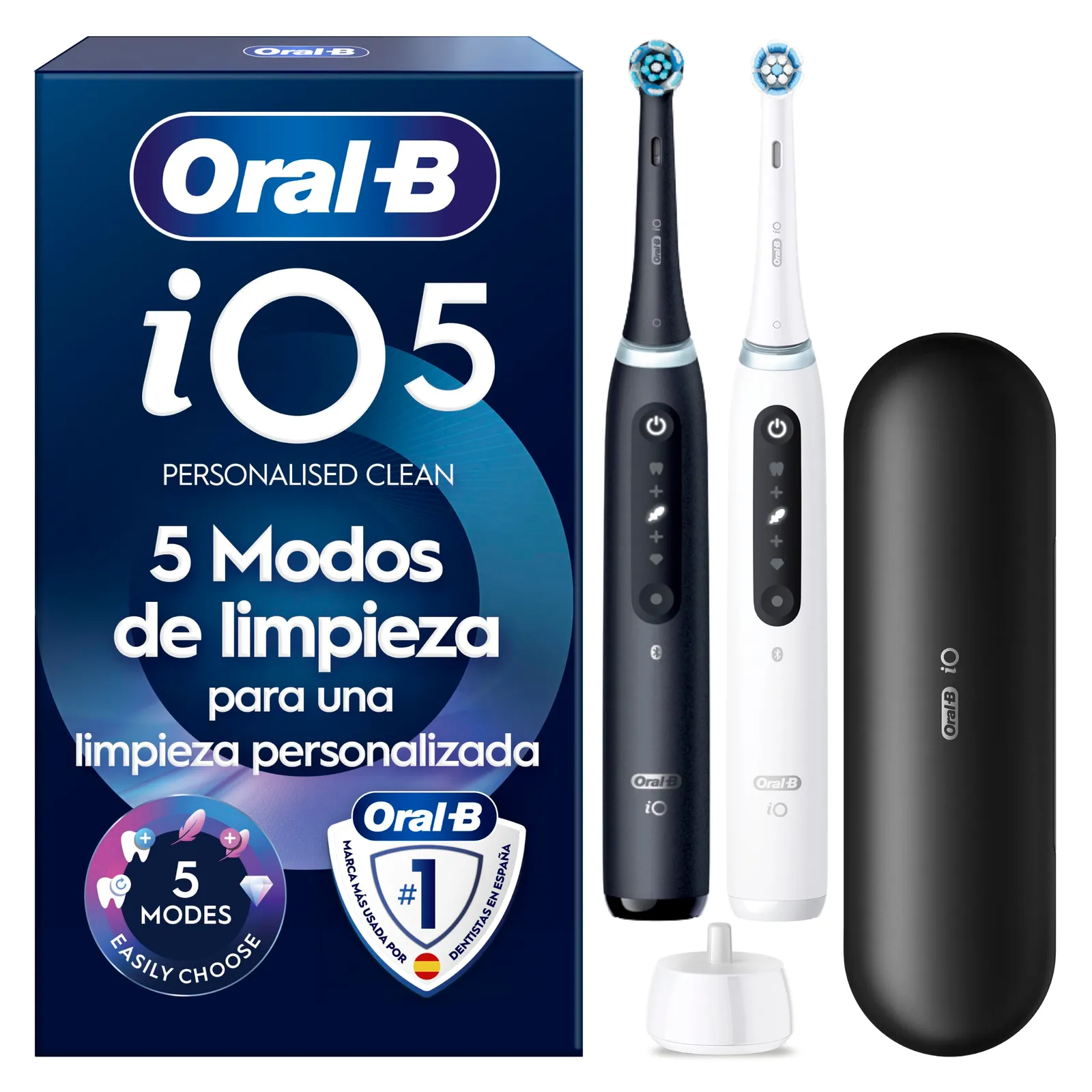 Pack 2x Cepillos Eléctricos Oral-B iO 5N con Accesorios