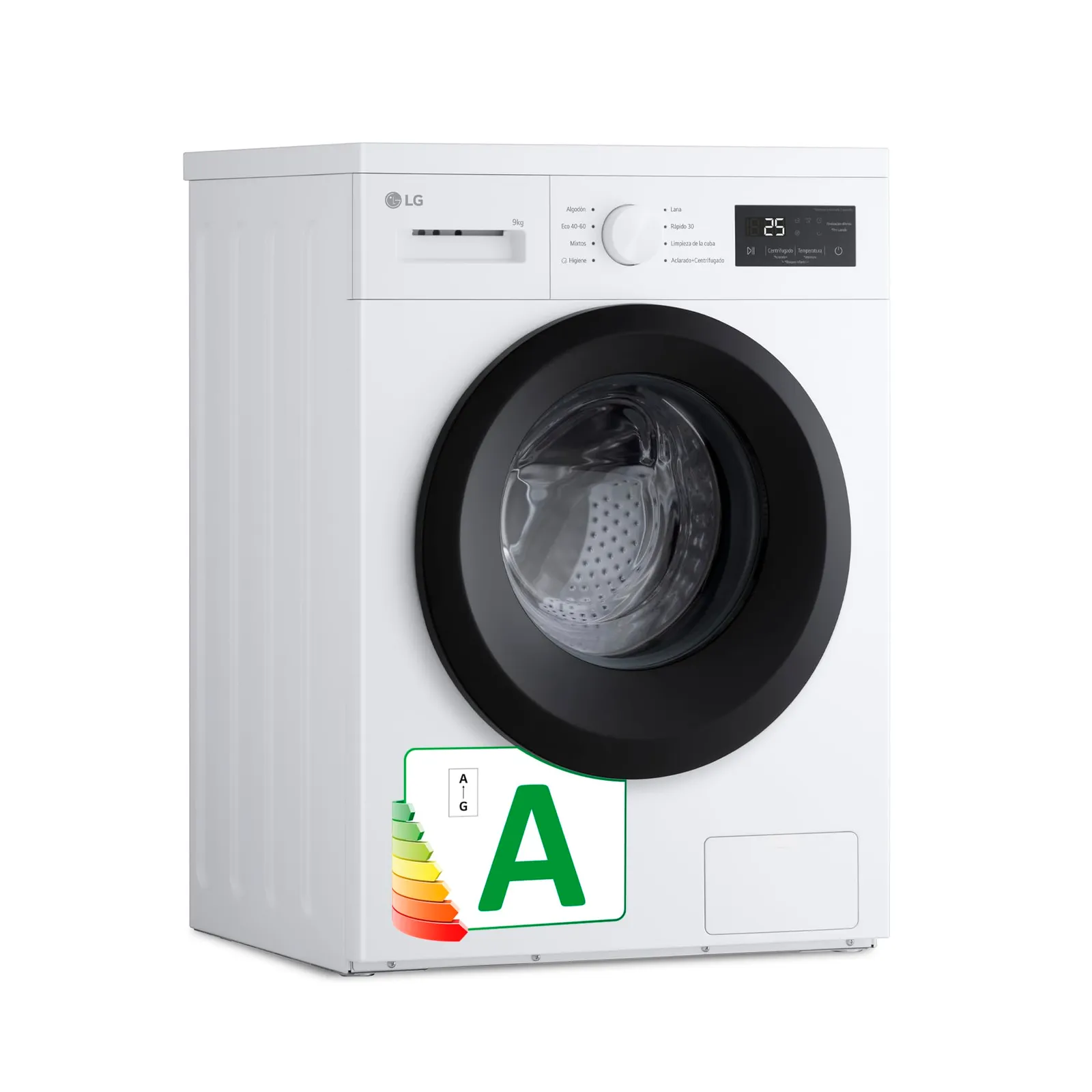 Lavadora LG F4A1009NWK: 9 kg, 1400 rpm, Carga Frontal, Fondo Reducido
