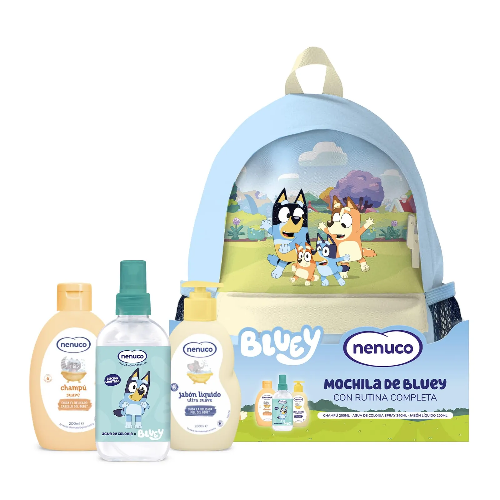 Nenuco Pack Infantil Bluey Edición Limitada