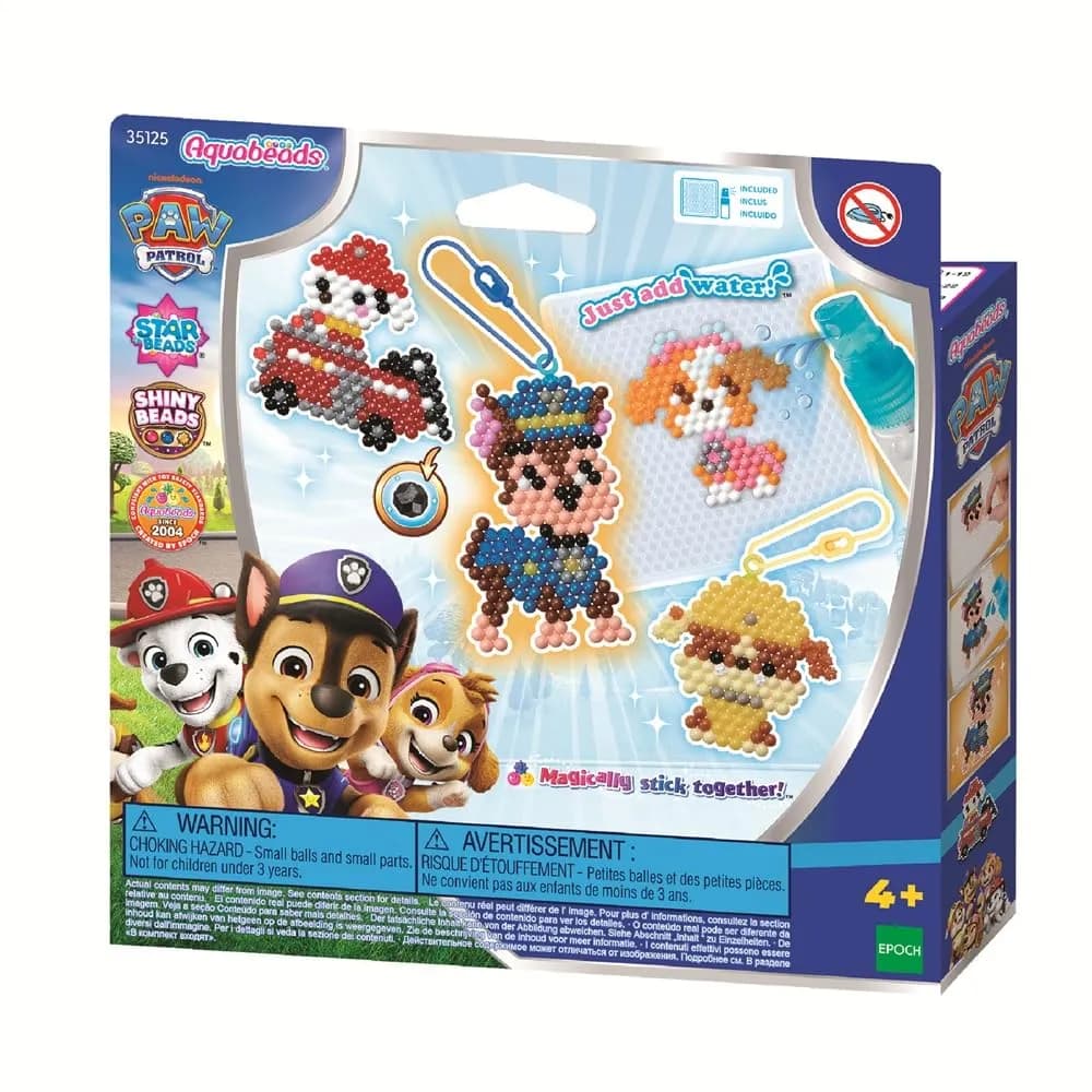 Kit Manualidades Aquabeads Paw Patrol Llaveros
