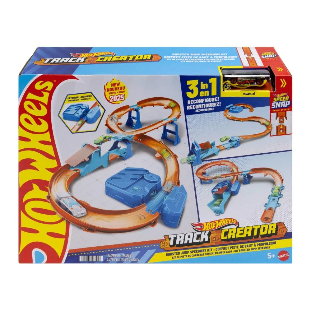 Hot Wheels Circuito Supersalto Motorizado: Pistas y Coche Incluido