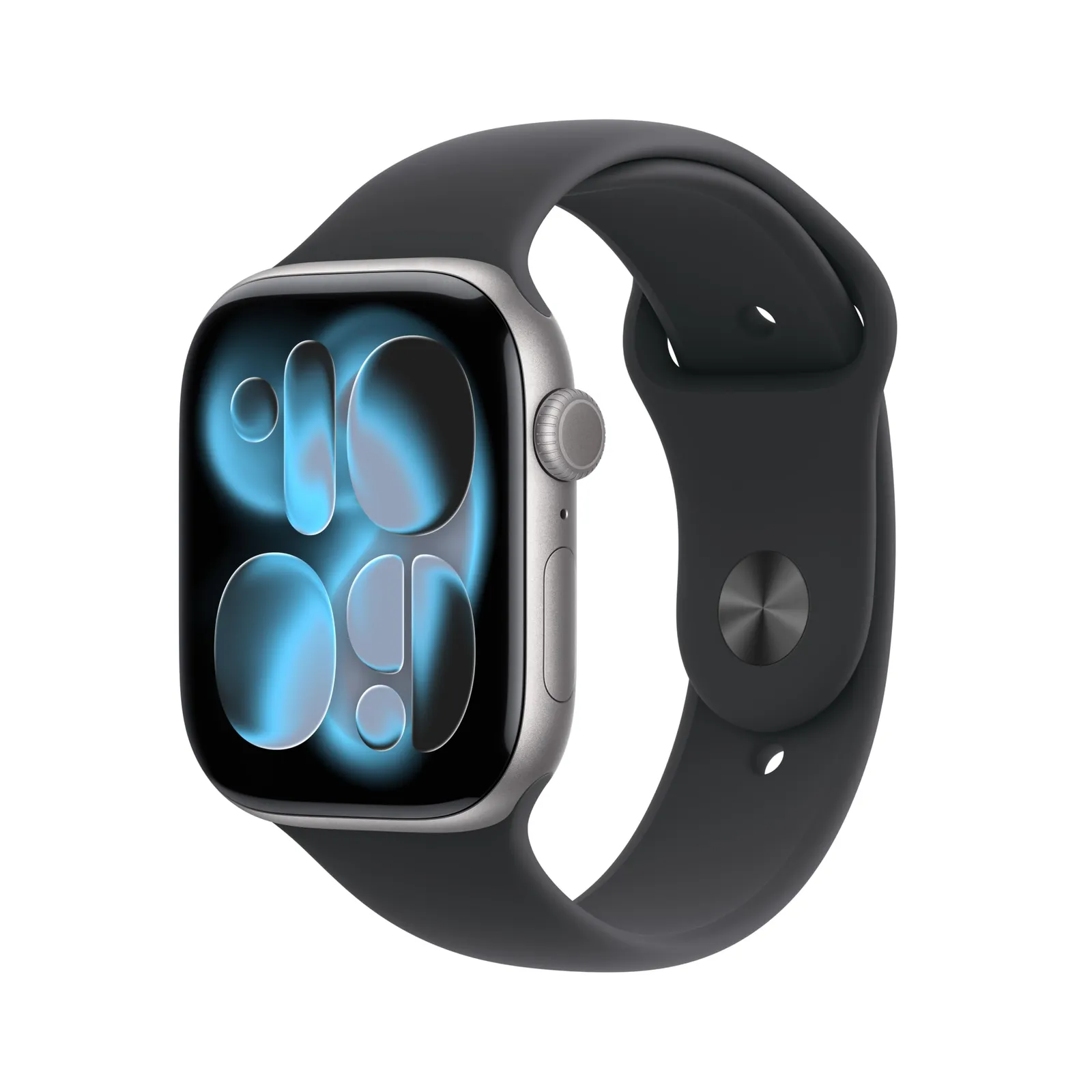 Apple Watch Series 11 GPS+Cellular 46mm Gris Espacial, Correa Negra M/L
