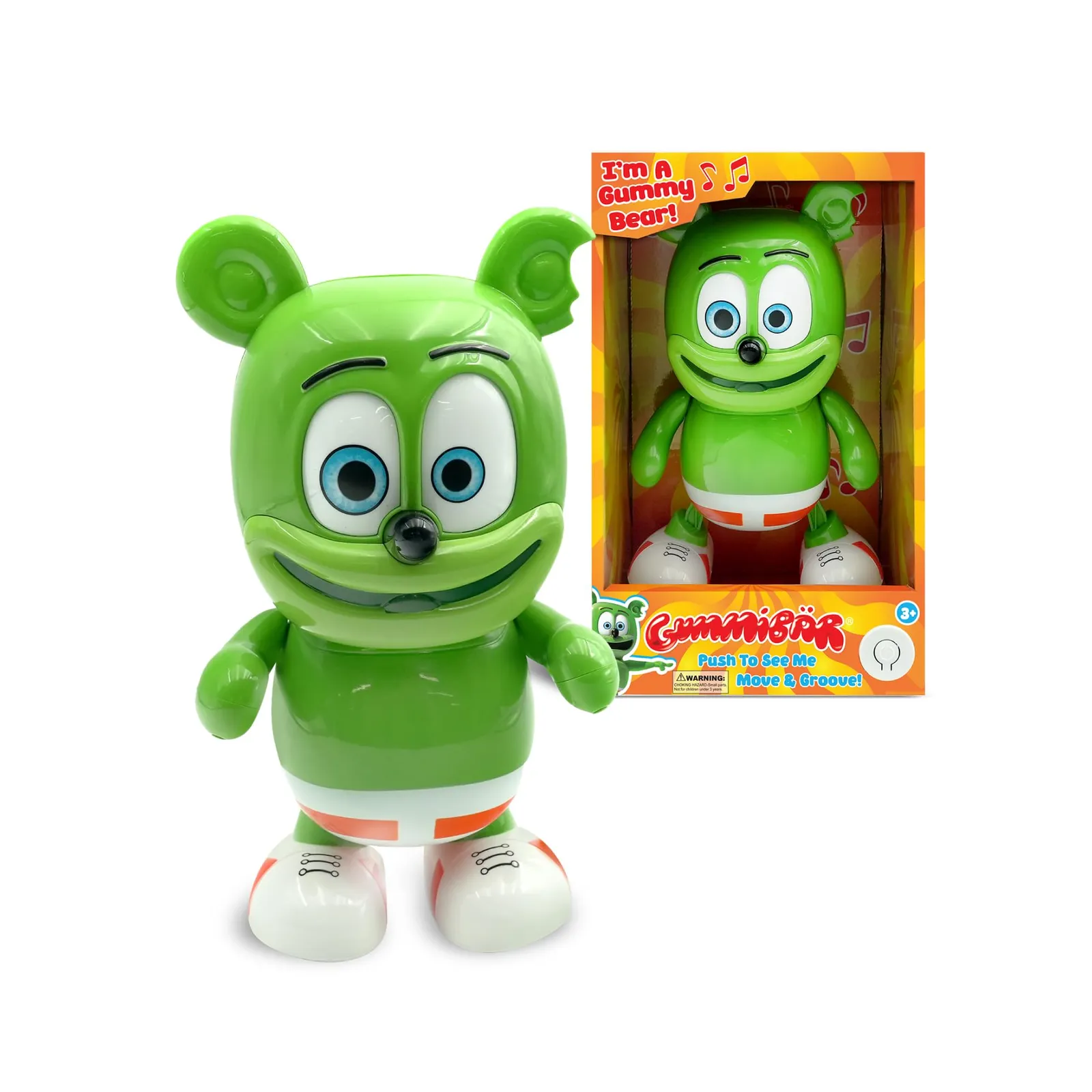 Famosa Dancing Robo Gummy Bear Figura Interactiva Musical 22.5 cm