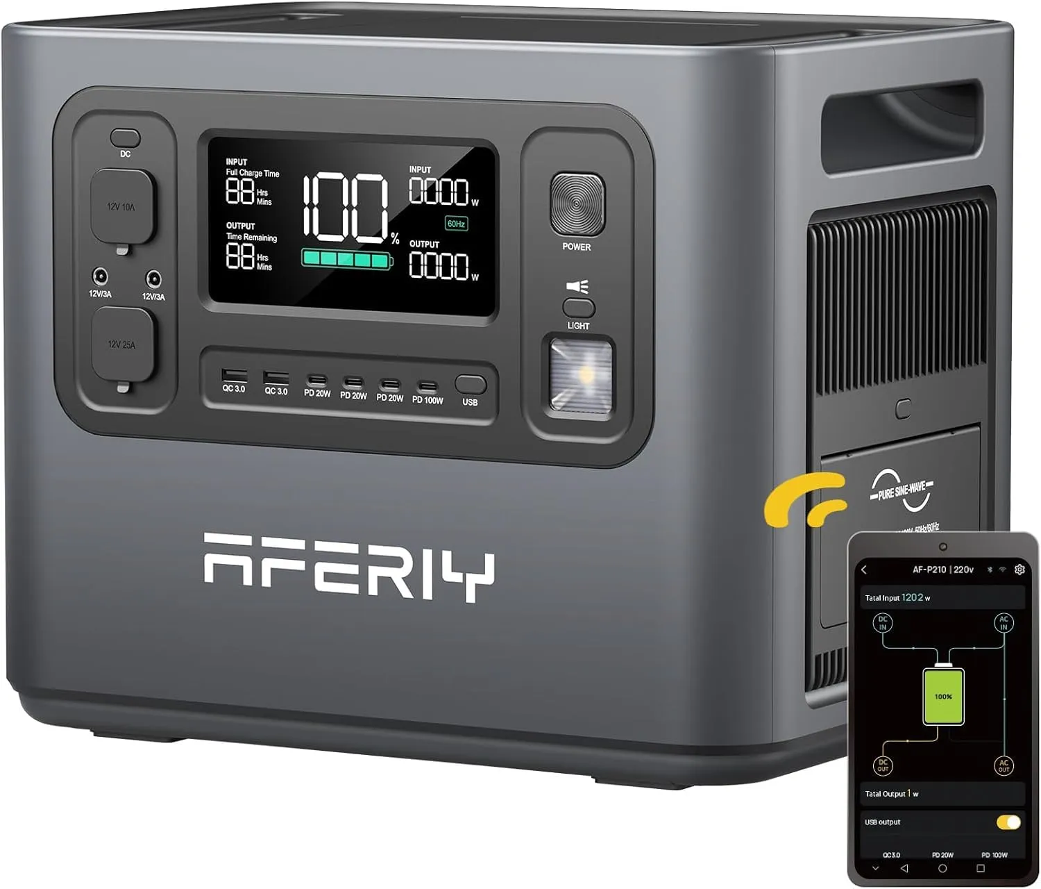 Estación de Energía Portátil 2048Wh - Oferta Destacada