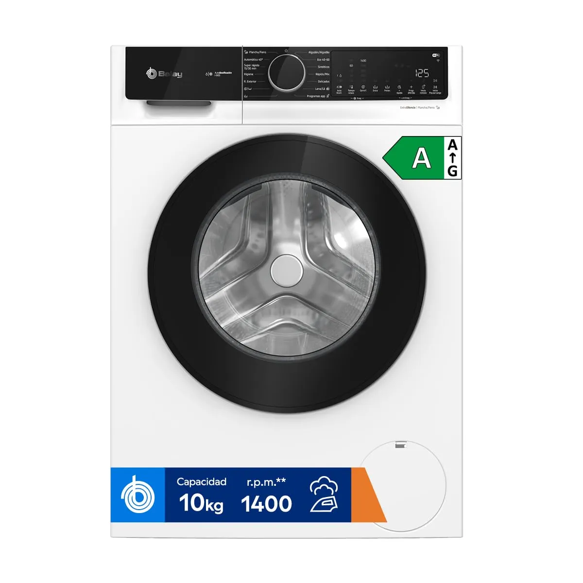 Lavadora Balay 3TS3104BH: 10kg, Autodosificación, Rápido y Home Connect