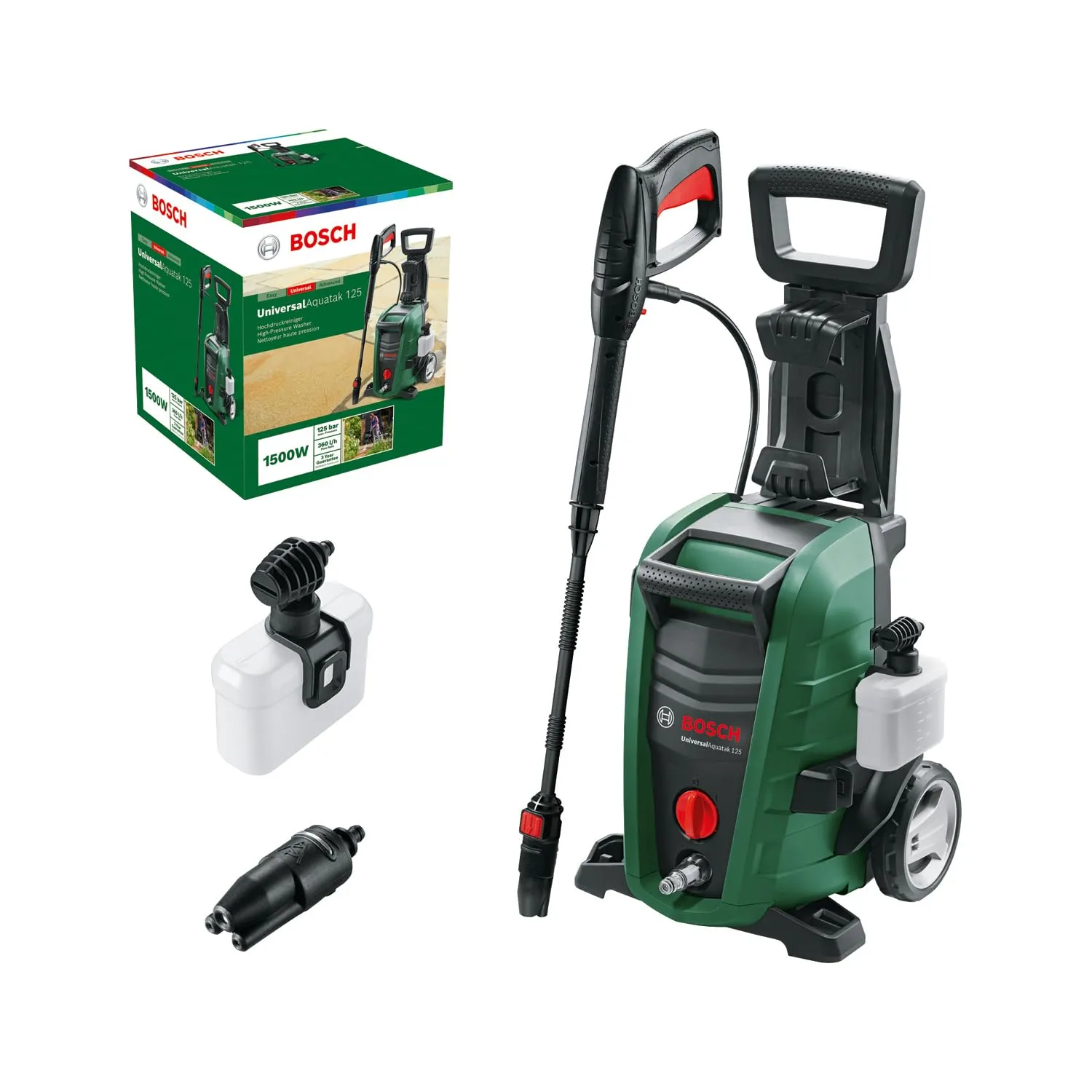 Bosch Home and Garden: Limpiadora de alta presión 1500W