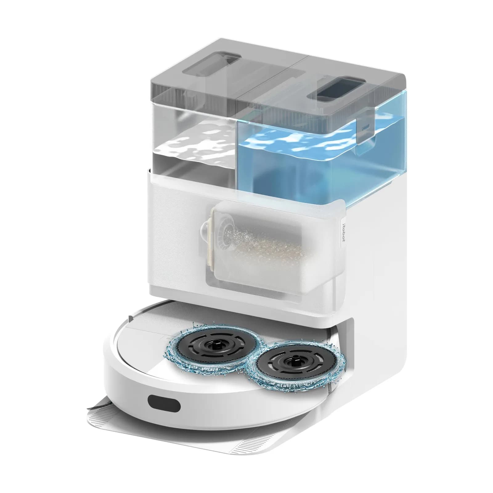 iRobot Roomba Combo j7+ (405): Robot aspirador y friegasuelos con base autolimpiable y autolavado
