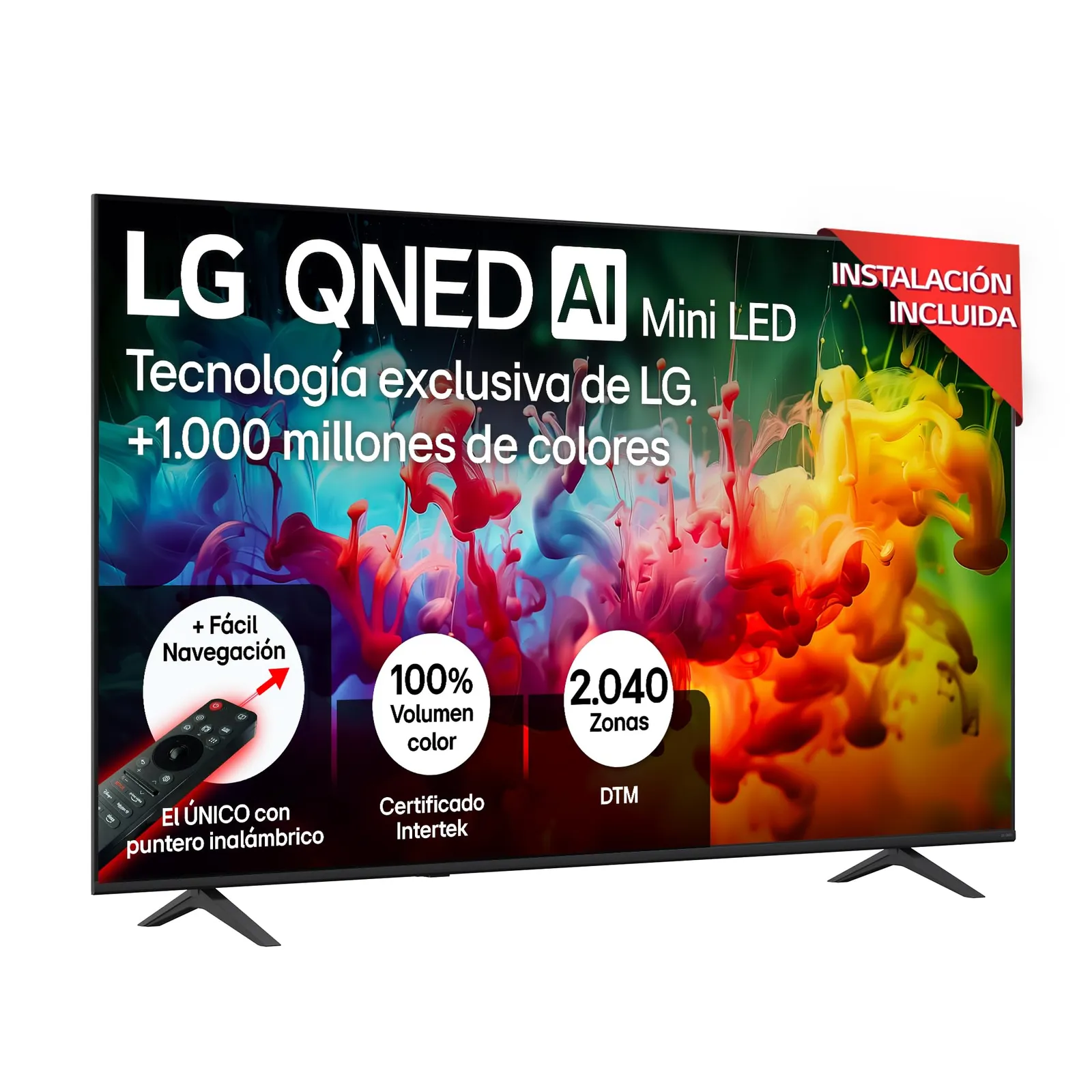 LG 75QNED70B6A: TV QNED MiniLED 75" 4K AI, Smart TV WebOS 25, 120Hz, HDR10, Dolby Digital Plus