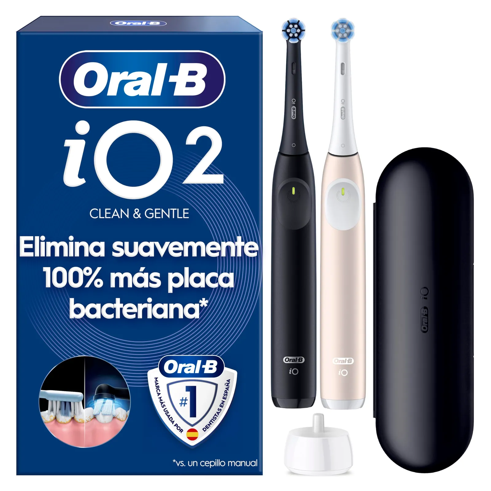 Pack 2x Oral-B iO2 Cepillos Dentales Eléctricos