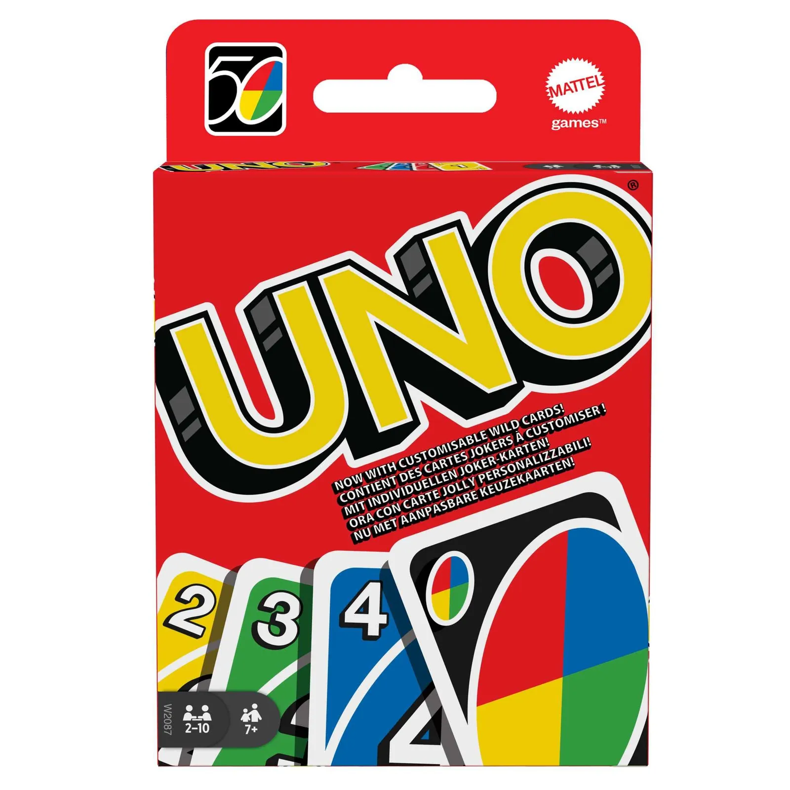 UNO Original Mattel Games: Juego de Cartas Familiar Clásico (112 Cartas, 2-10 Jugadores)