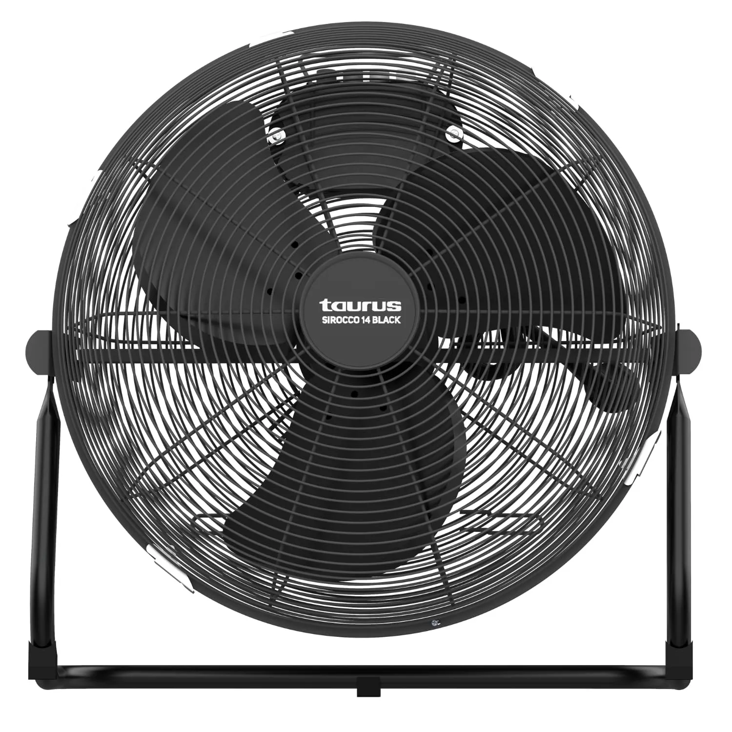 Ventilador de suelo Taurus Sirocco 18: 45cm, 120W, 3 velocidades, 3 hélices metálicas, inclinación ajustable