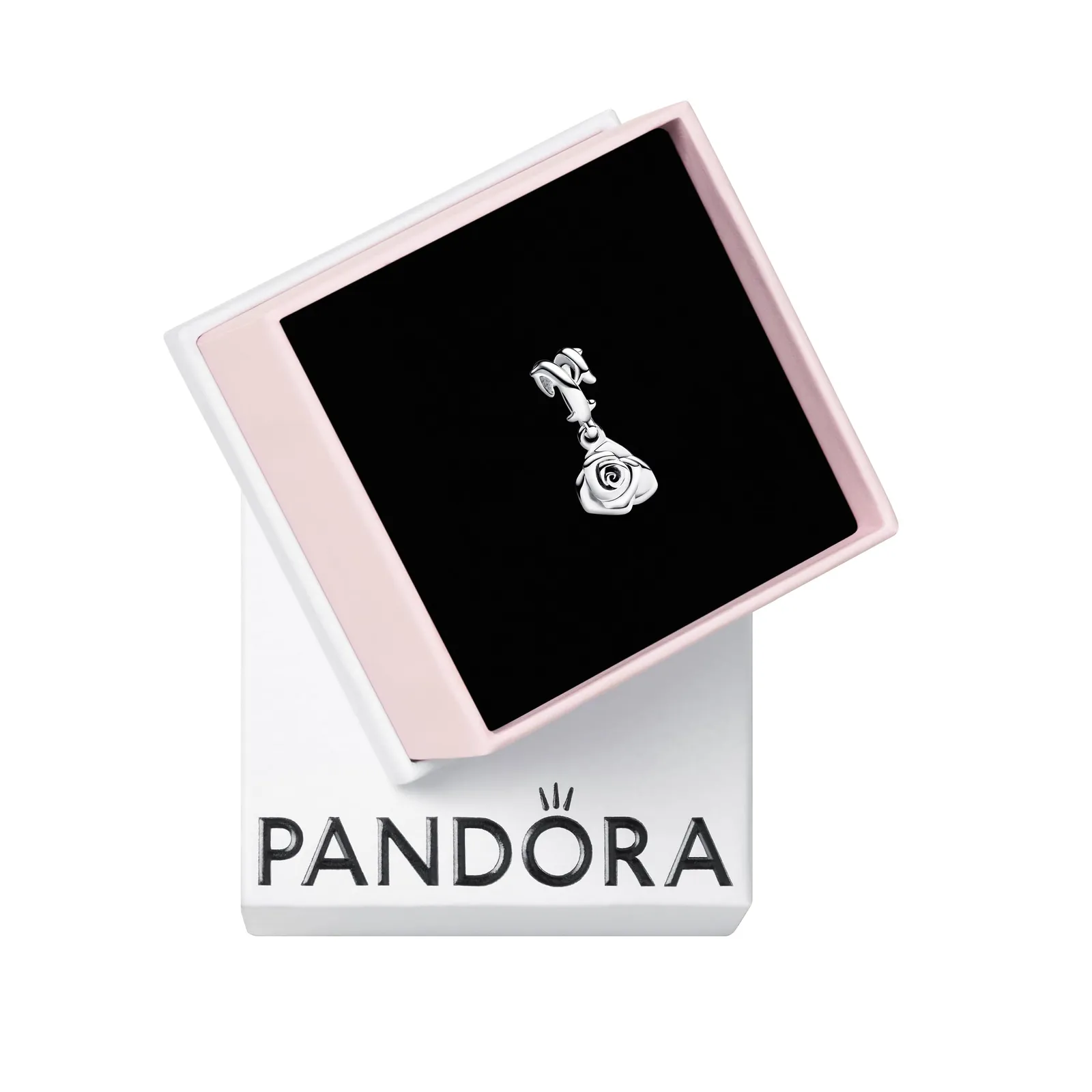 Colgante Pandora Moments Rosa de Plata de Ley