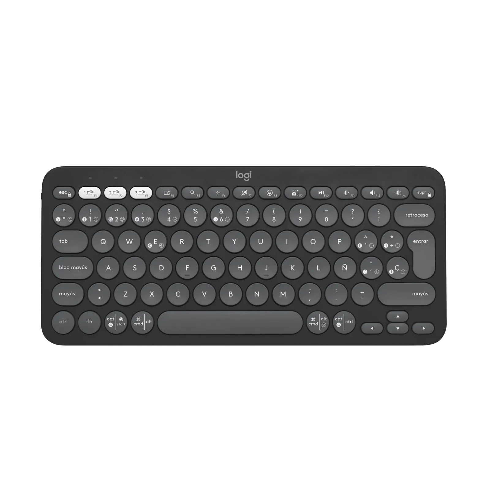 Logitech Pebble Keys 2 K380s: Teclado Bluetooth Multidispositivo Compacto