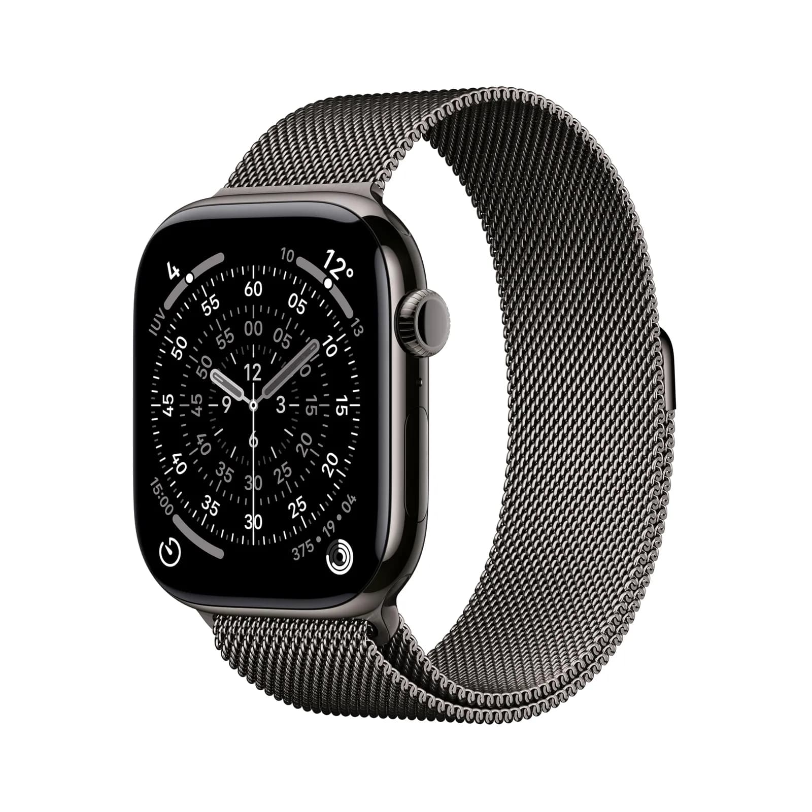 Apple Watch Series 11 GPS+Cellular 46mm Titanio Pizarra, Pulsera Milanese Loop M/L