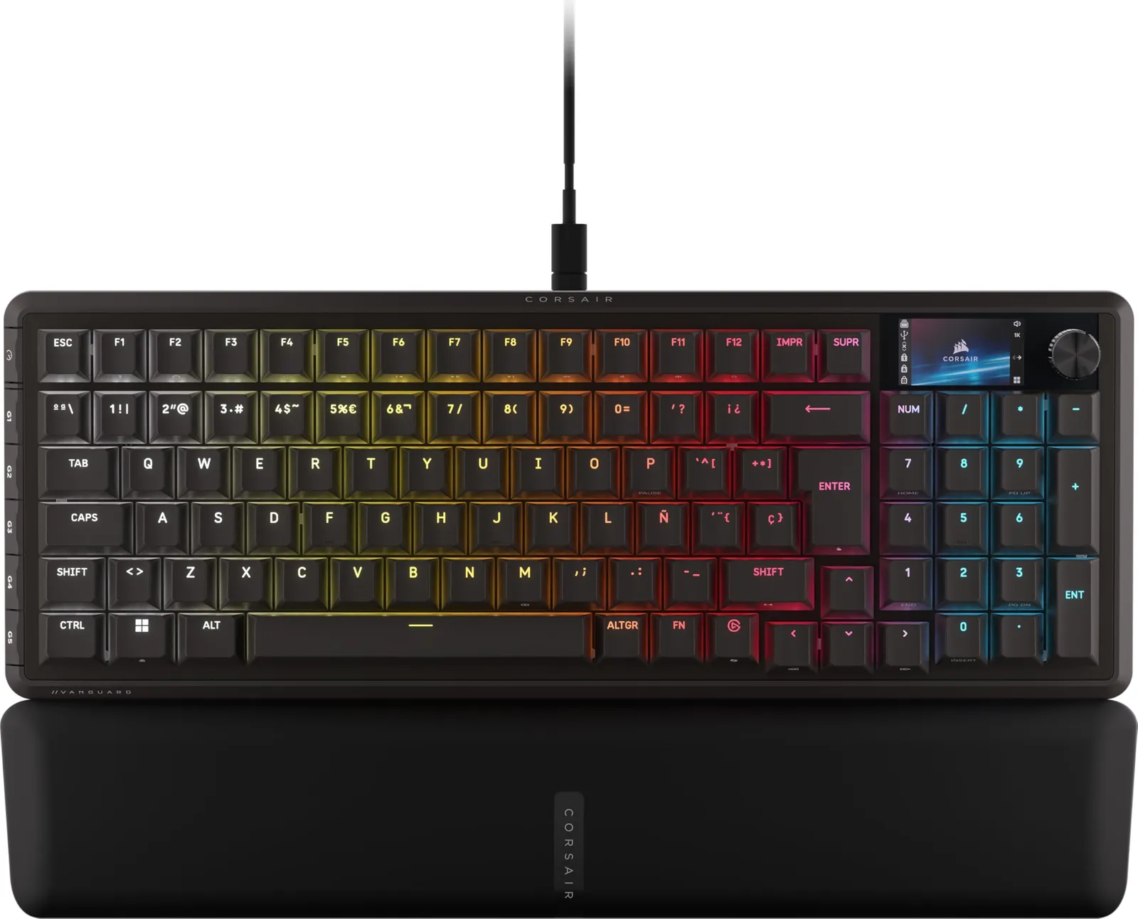 Teclado Mecánico Corsair Vanguard 96, 96% QWERTY ES, Negro