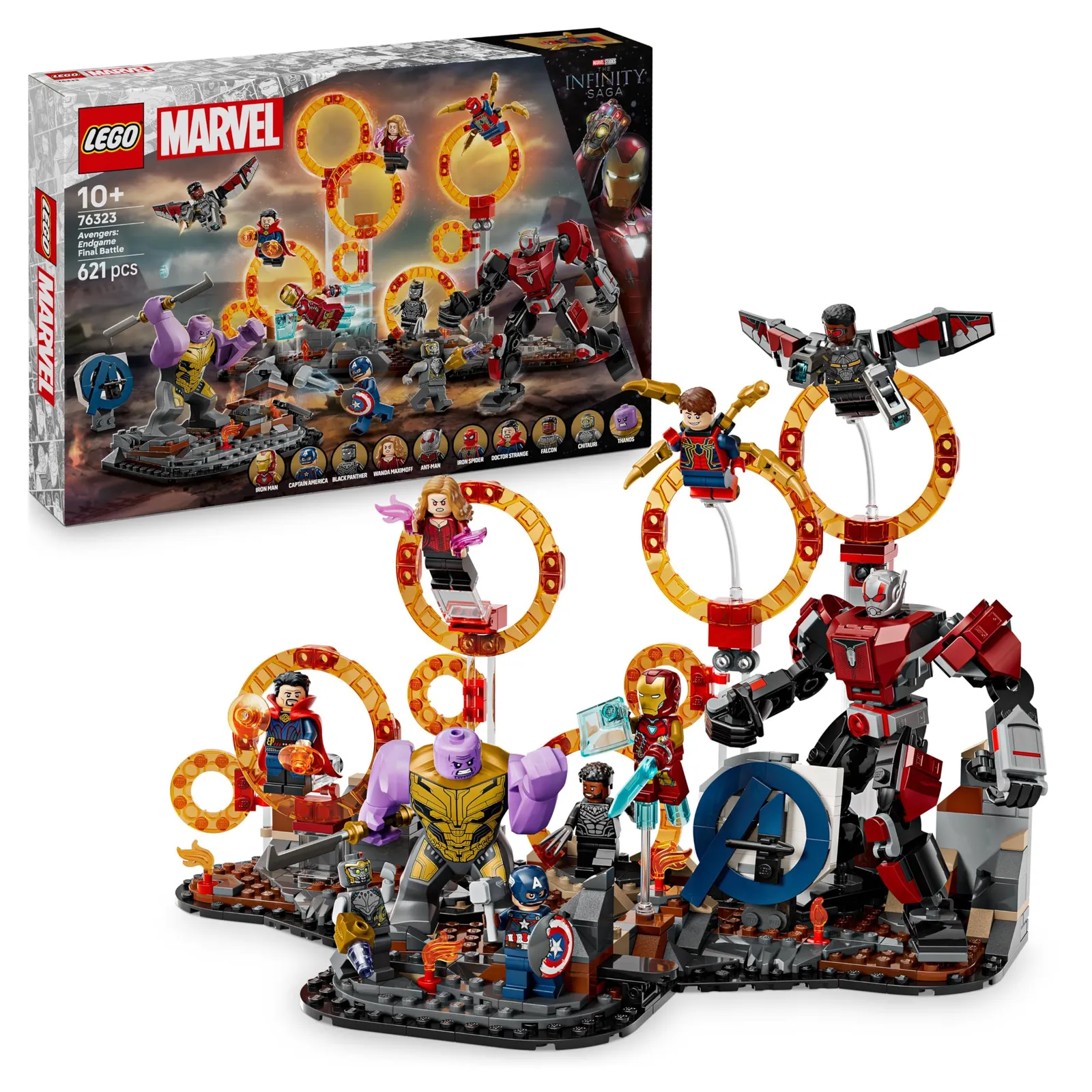 LEGO Marvel Batalla Final de Vengadores: Endgame - Set de Superhéroes 76323