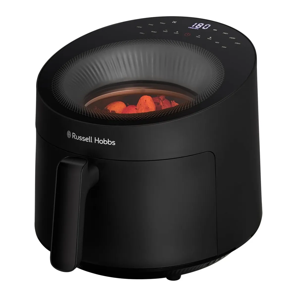 Freidora de Aire Russell Hobbs 5L: 10 Programas, Ventana, Hasta 200℃