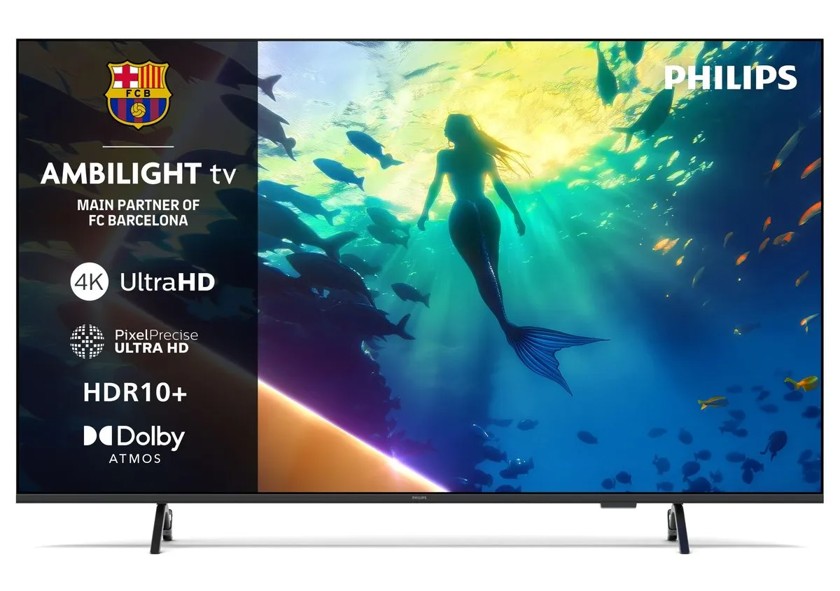 Smart TV Philips 50PUS8010 50" 4K LED Ambilight Titan OS Plataforma