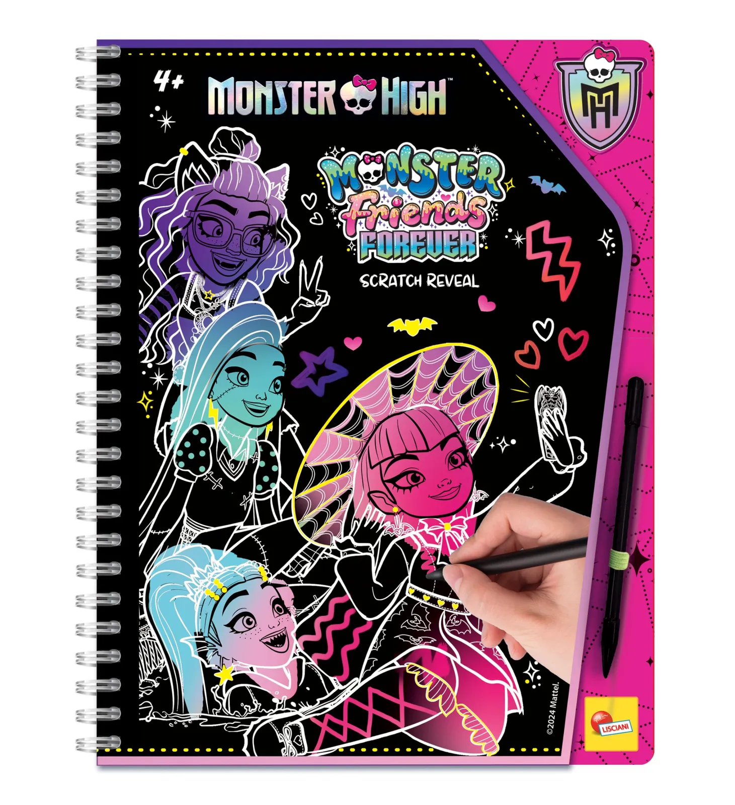 Cuaderno para rascar Lisciani Monster High Friend Forever