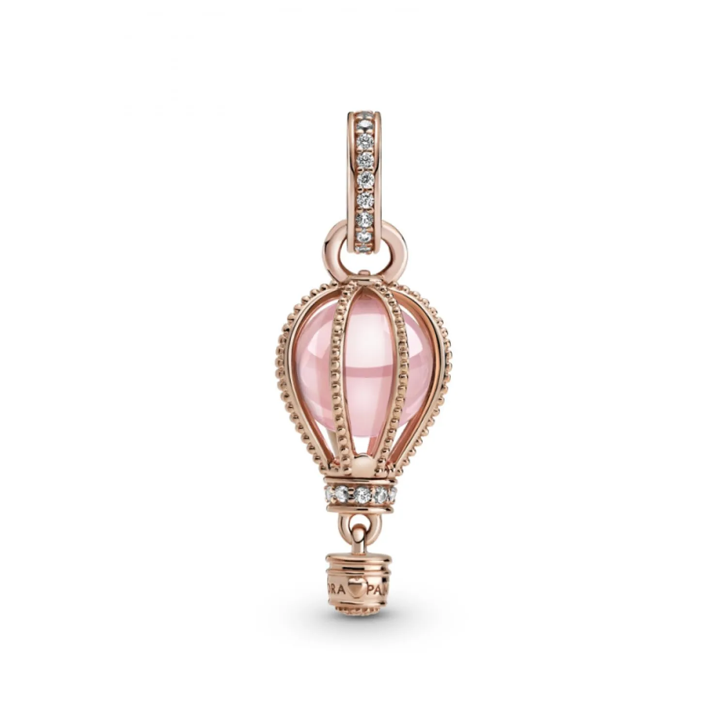 PANDORA Dijes Colección Viajes Chapado Oro Rosa 14K