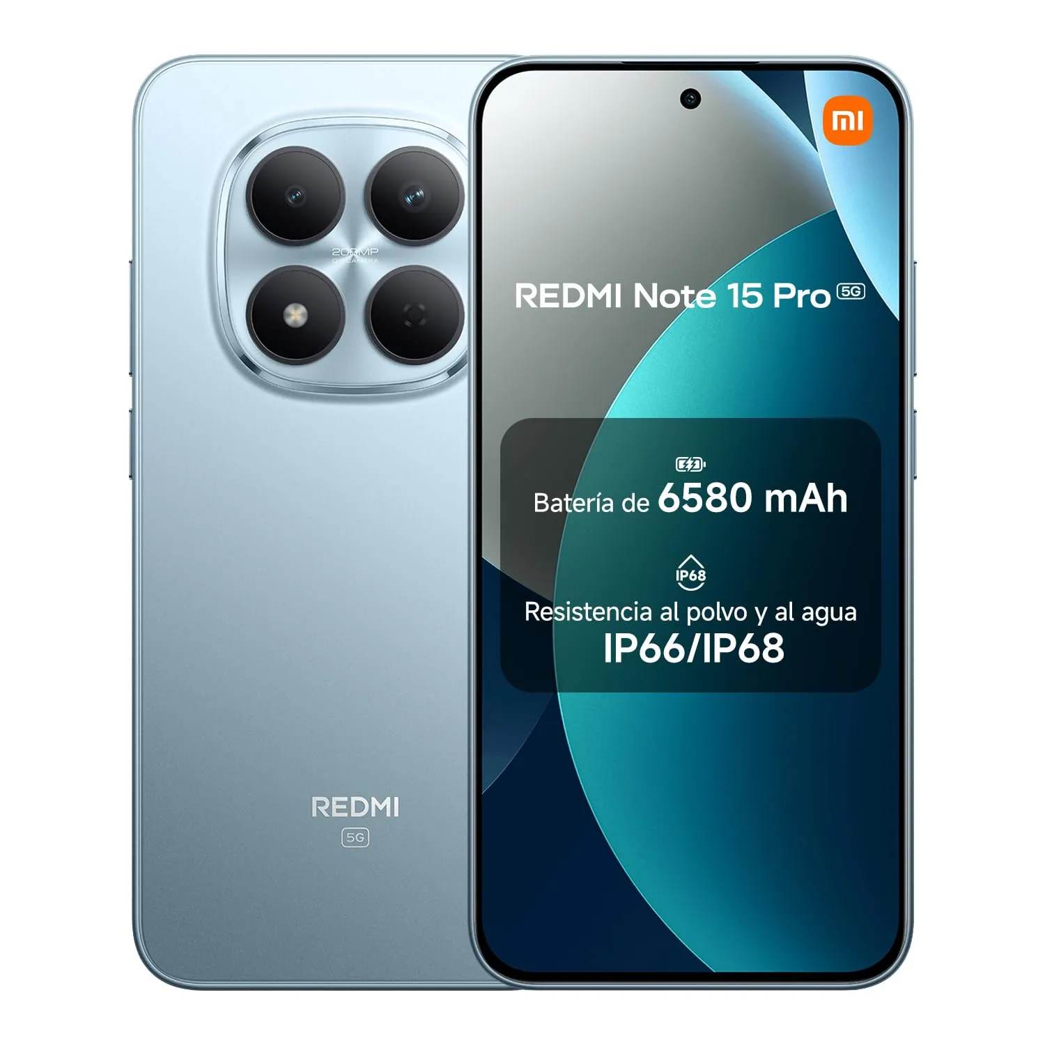 Xiaomi REDMI Note 15 Pro 5G: 8+256GB, Pantalla 6.83" AMOLED 1.5K, 200MP, 6580mAh