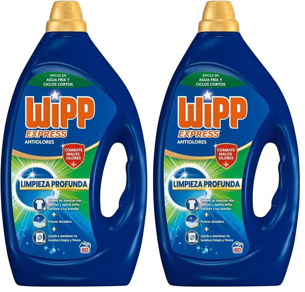 Pack 2x Wipp Express Detergente Líquido 55 Lavados