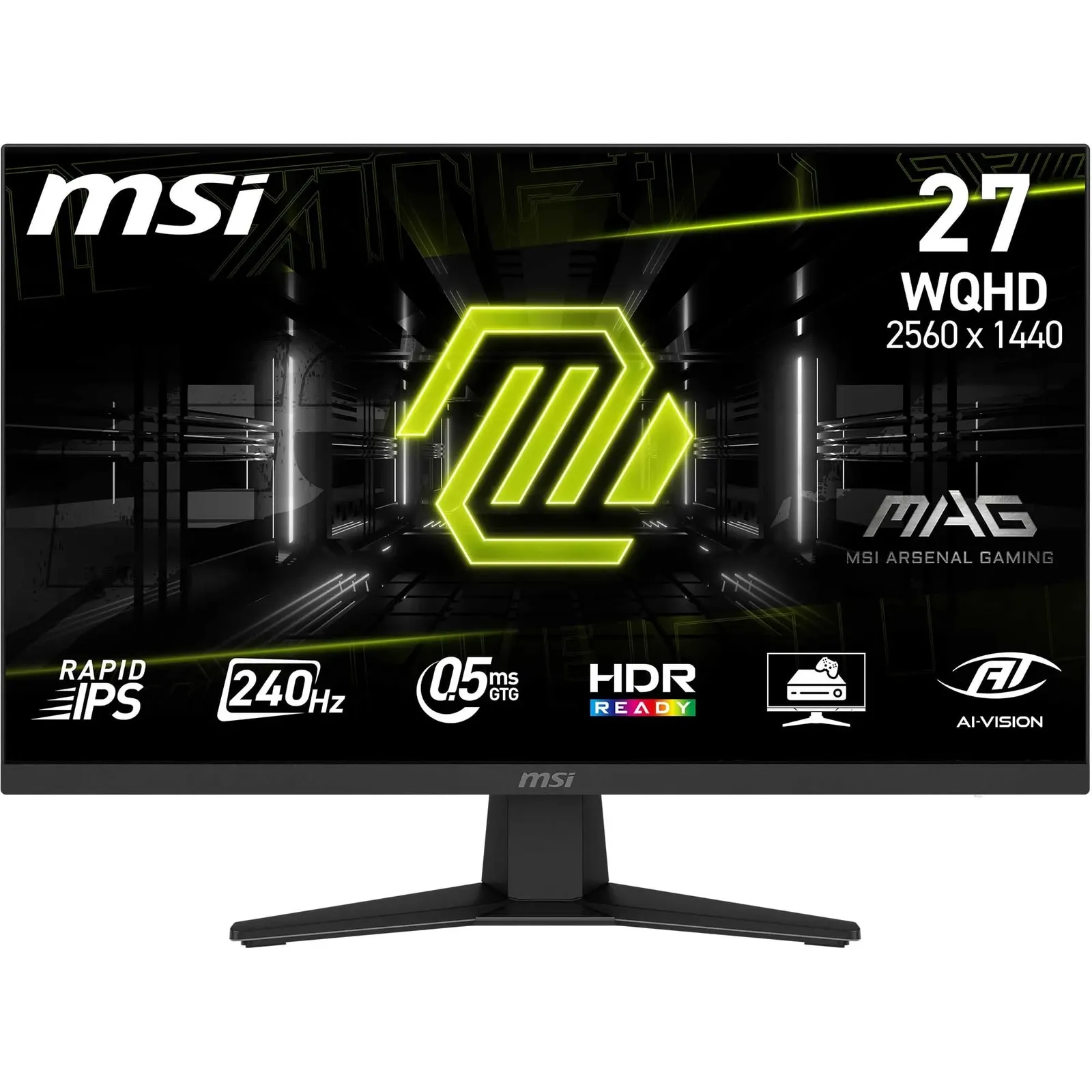 Monitor Gaming MSI MAG 274QF X24: 27" WQHD, IPS 240Hz, 0.5ms, HDR