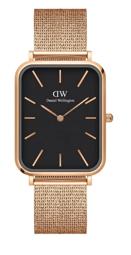 Reloj DANIEL WELLINGTON Quadro: Acero y Oro Rosa con Movimiento de Cuarzo