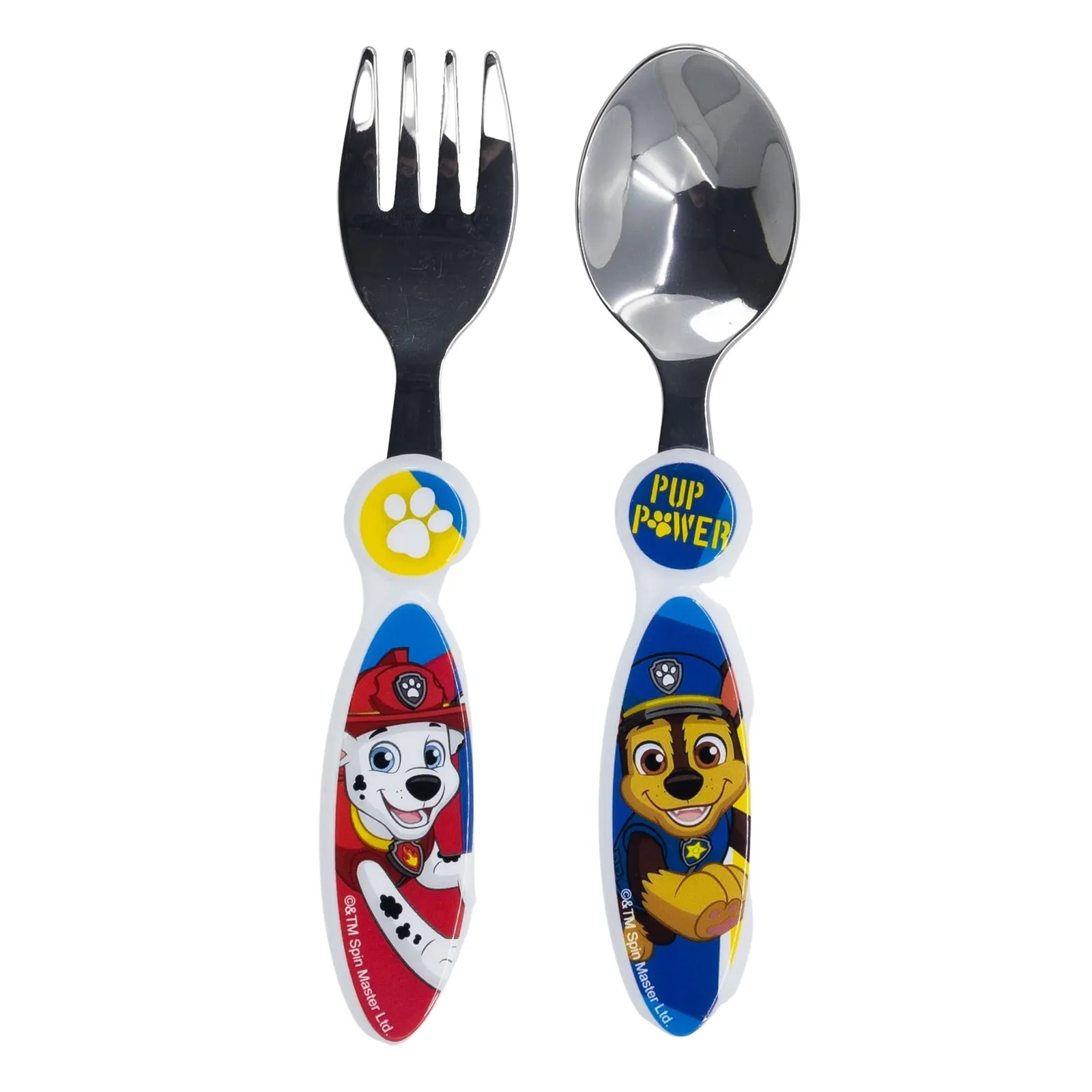 Set de 6 Cubiertos Metálicos Patrulla Canina Pup Power