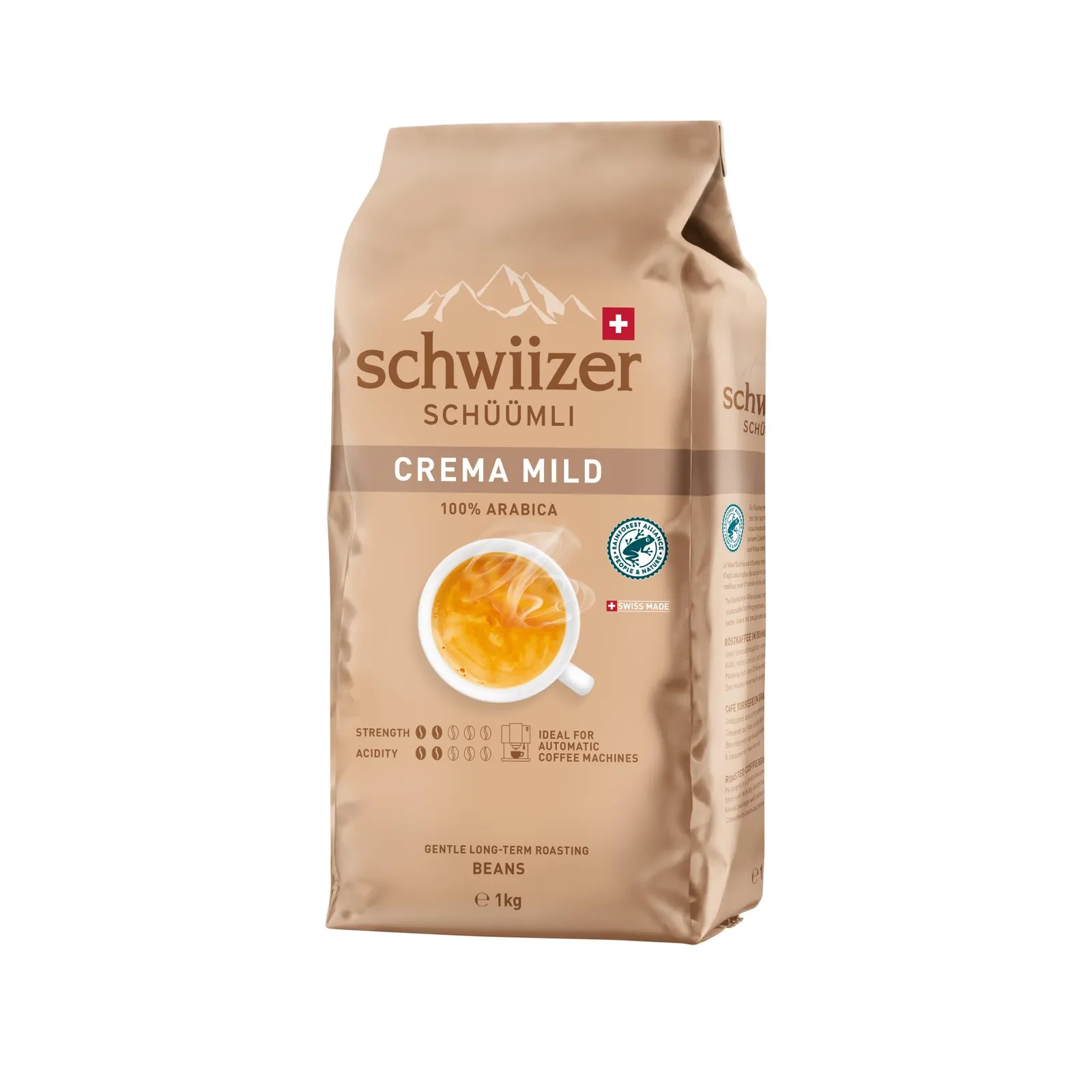 Café en Grano Schwiizer Schüümli Mild 1kg - Oferta