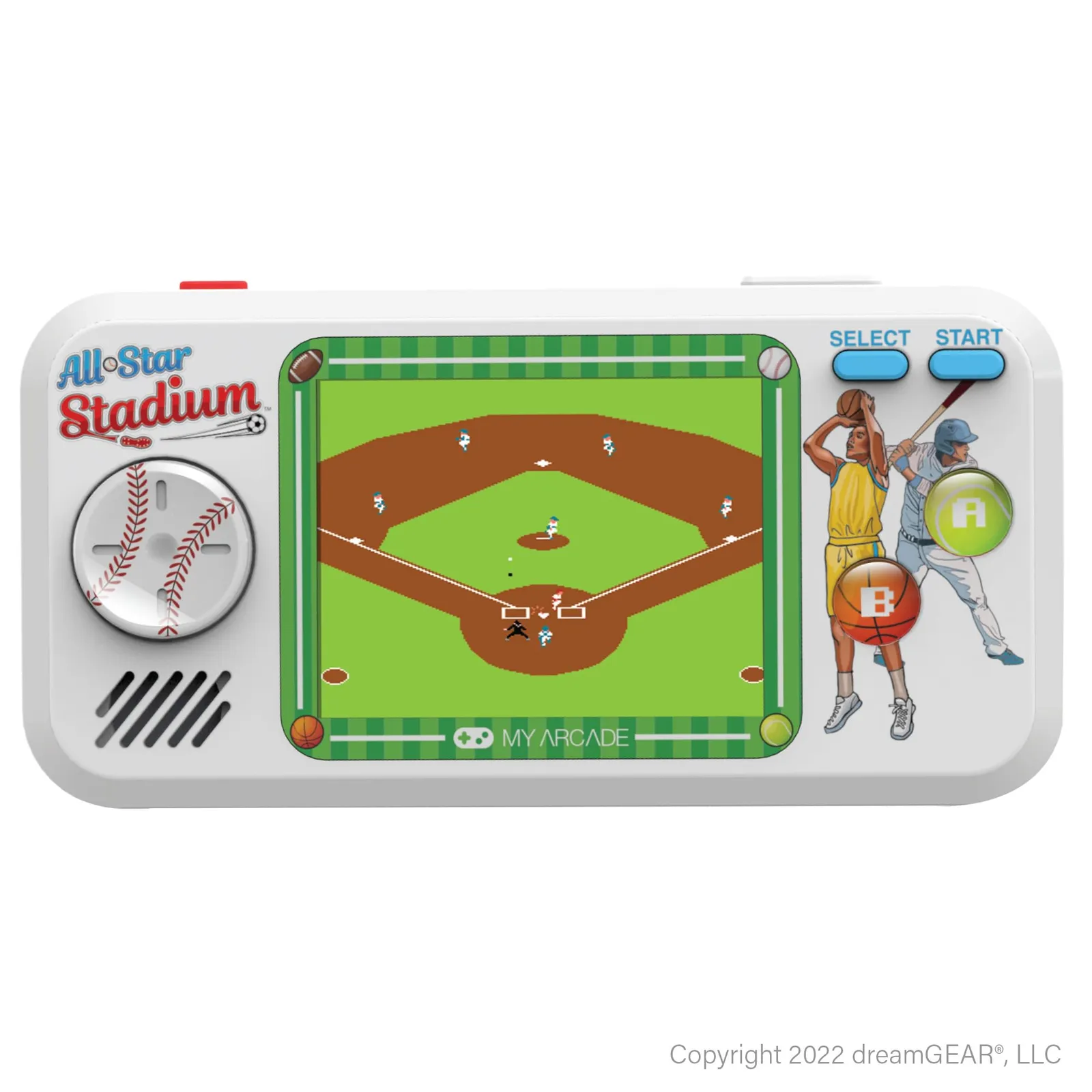 Consola de Juegos Portátil MY ARCADE Pocket Player All-Star Stadium, 307 Juegos Integrados