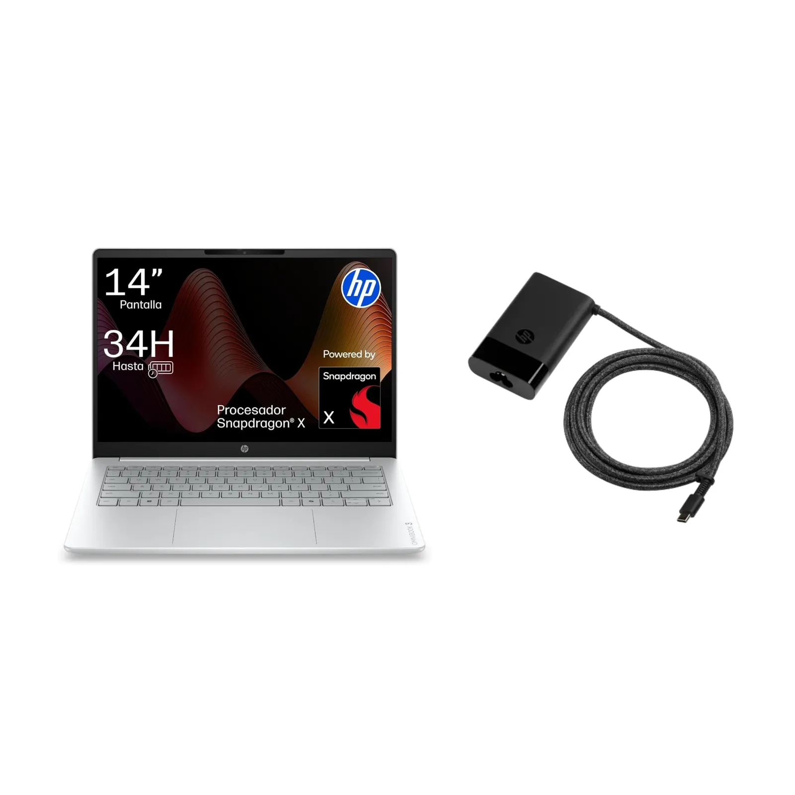 Portátil HP OmniBook 5 14-he0000nsx 14" OLED Snapdragon X 16GB RAM 512GB SSD