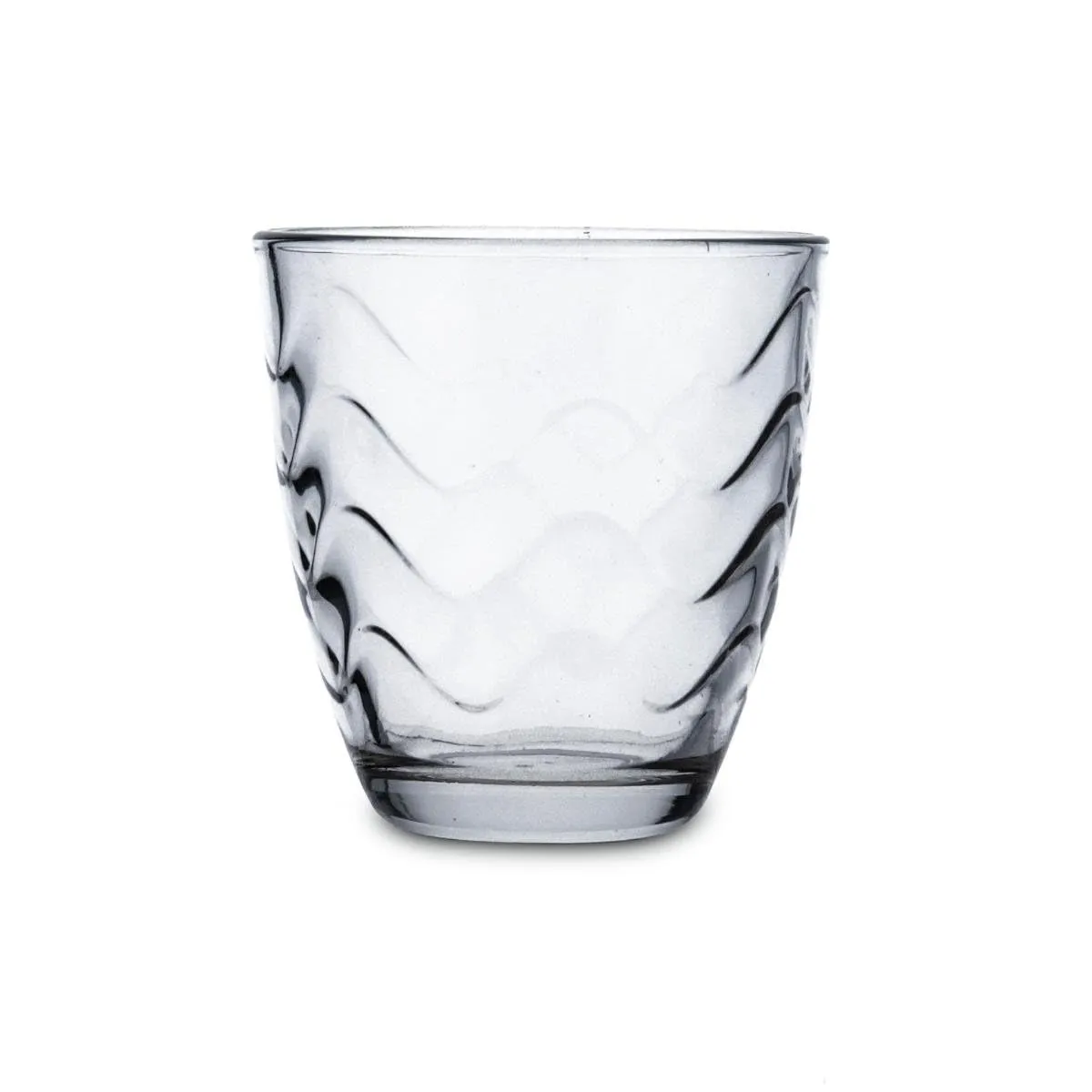 Set de 6 Vasos Bajos de Vidrio Quid Waves 26cl